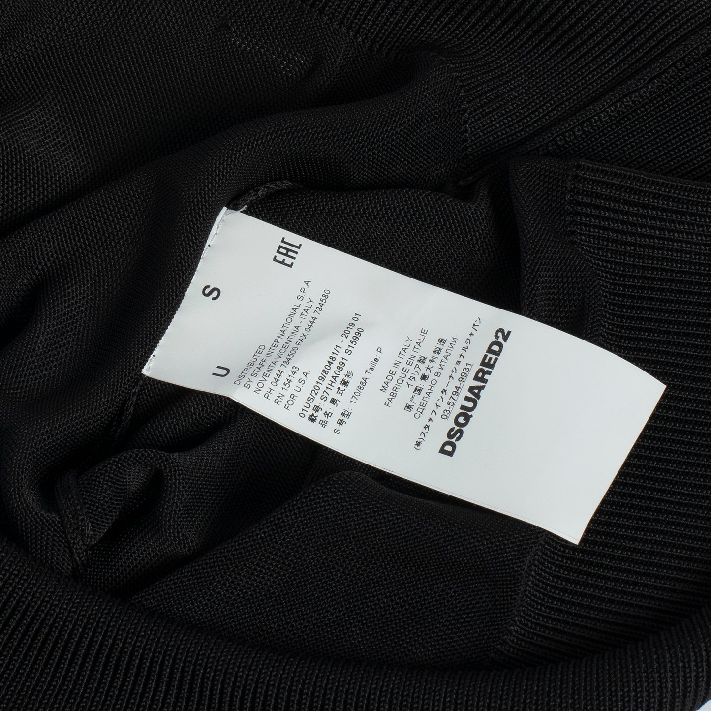 Rib Stitch Viscose Polo Shirt