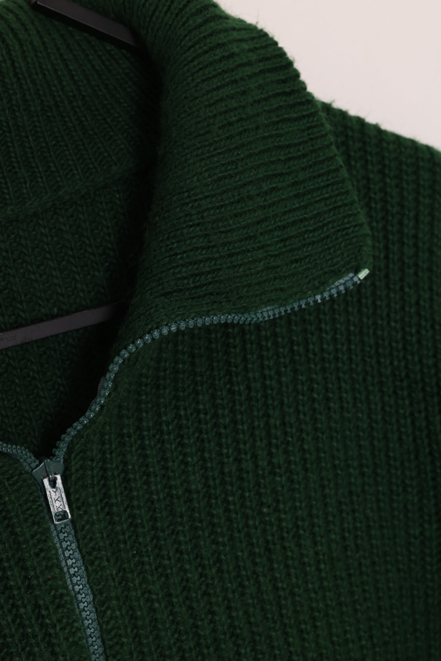1970s–1980s, heavy gauge, half-zip