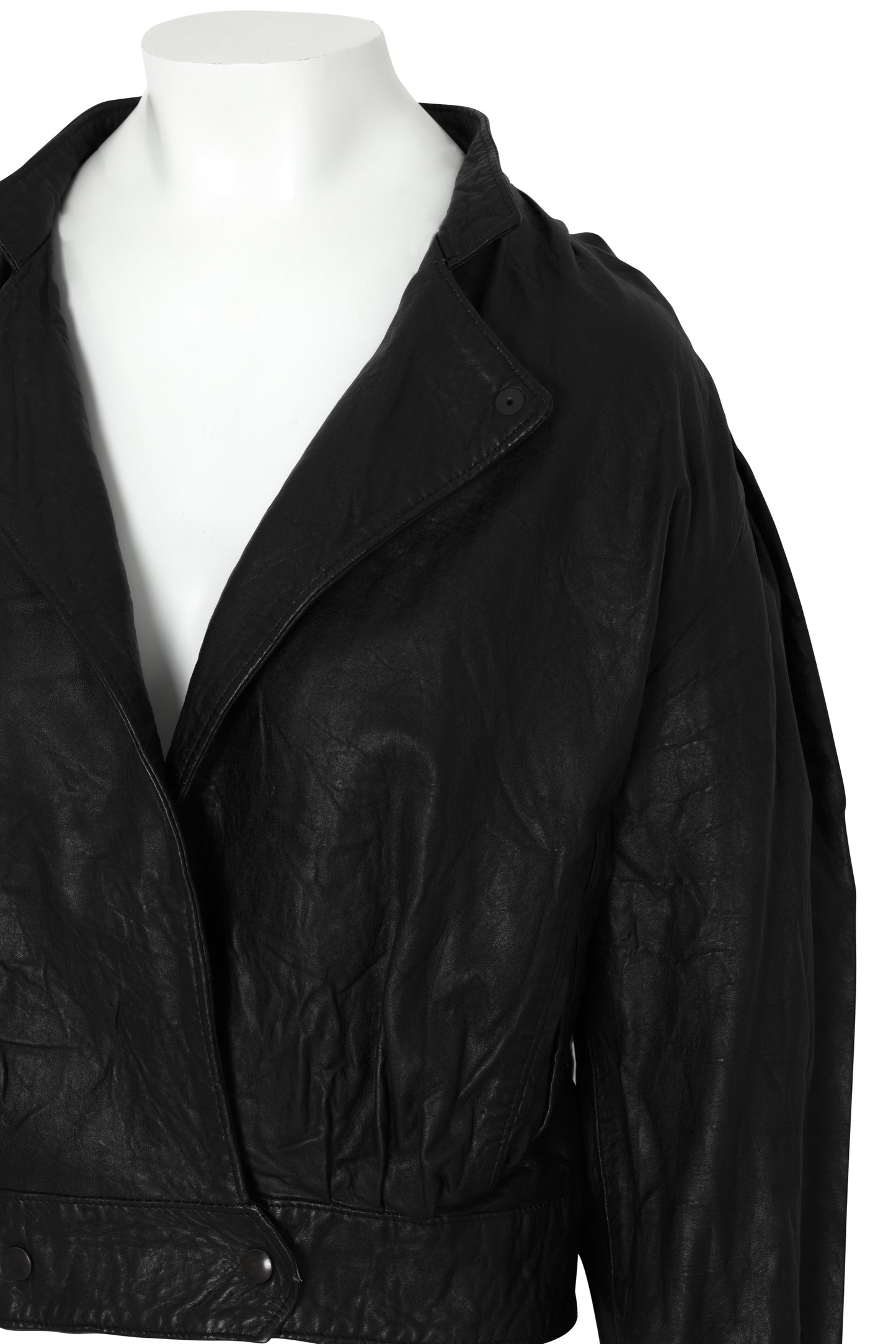 1985–1992, Leather Blouson with Kimono Sleeve Draft