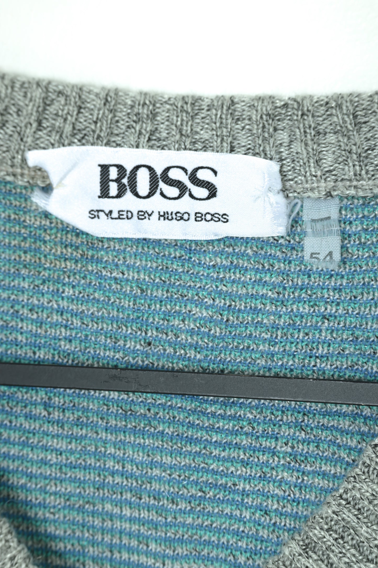 1988–1993, German Gauge-Engineered Float-Jacquard Flame Knit Pullover