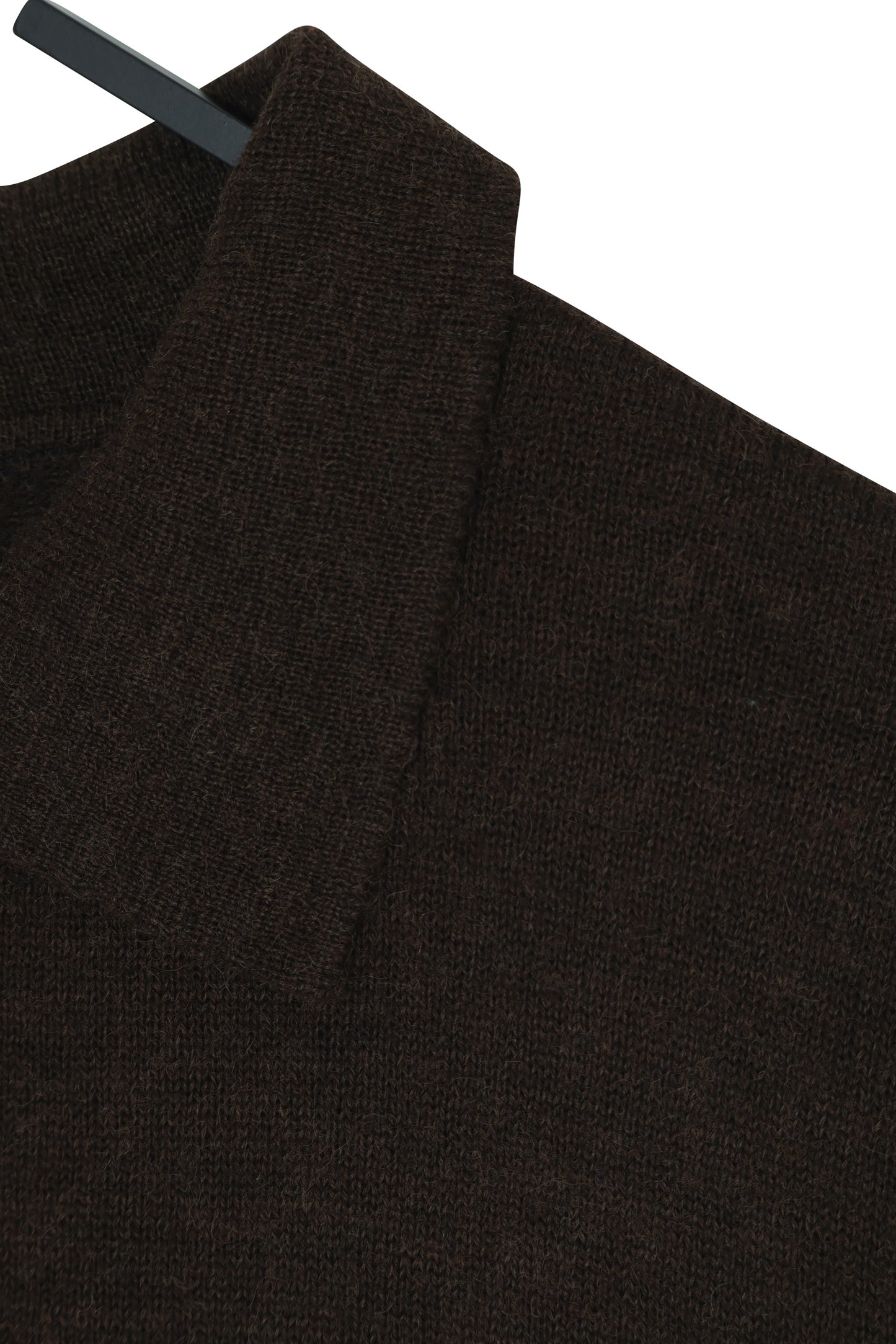 1990s, Fine-Gauge Leisure Knit, Brushed Merino Yarn, Narrow Rib Compression