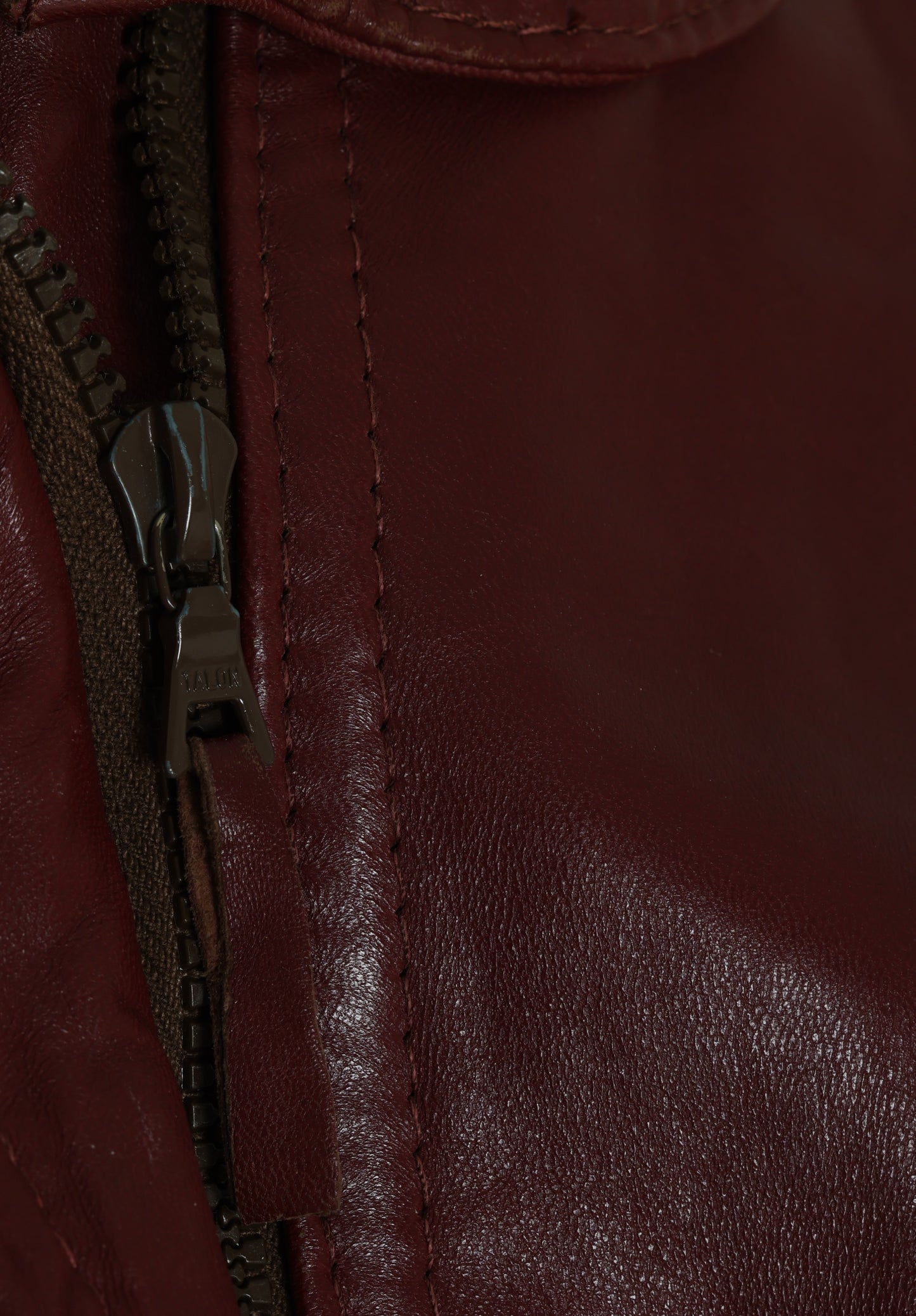 1990s Leather Jacket, Oxblood Dyed Hide, Utility Pocket Configuration