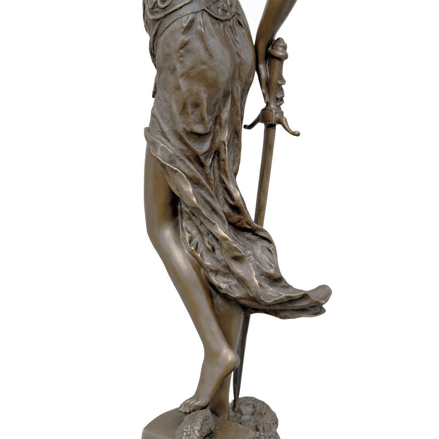 Themis, Suspended Balance Scales, J.B. Deposee Foundry Cast Model