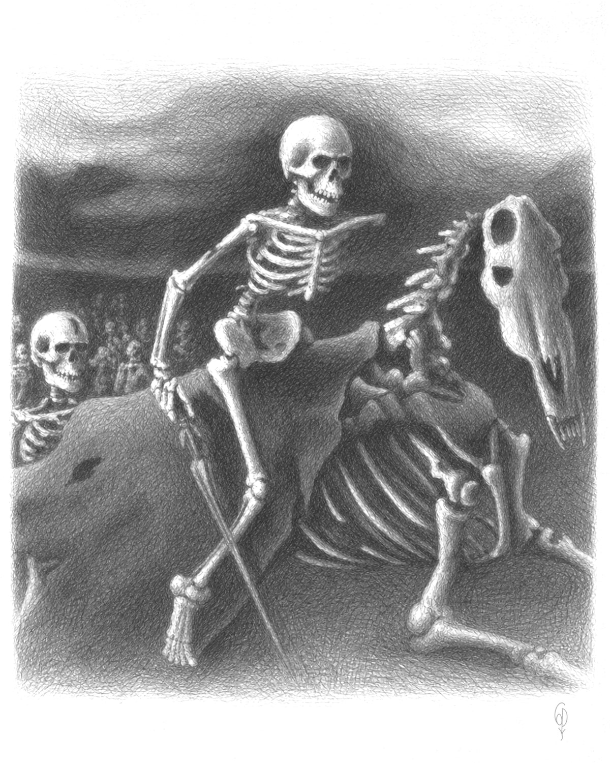 Skeletal Assembly Print, Edition Undetermined