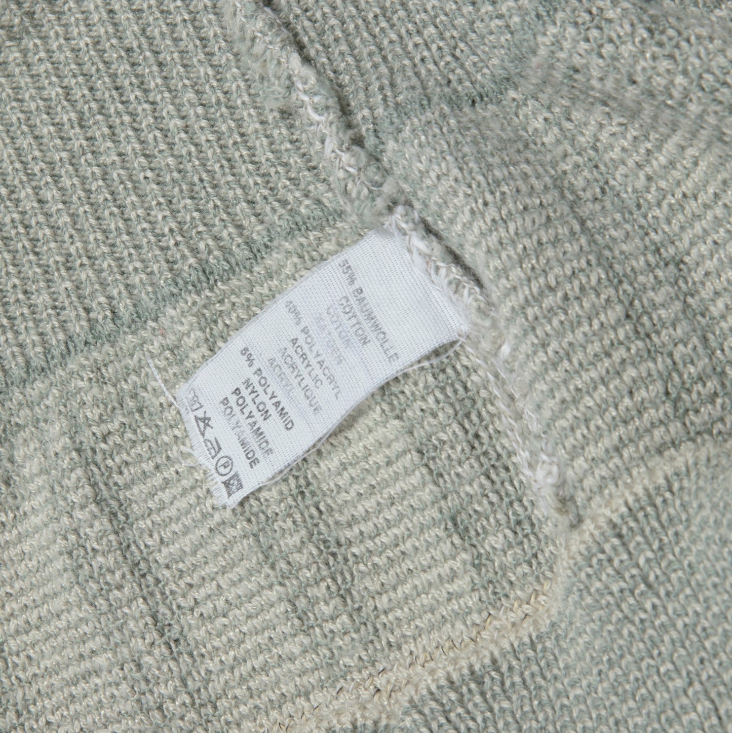 Memphis Jacquard Tuck Stitch V Neck Jumper