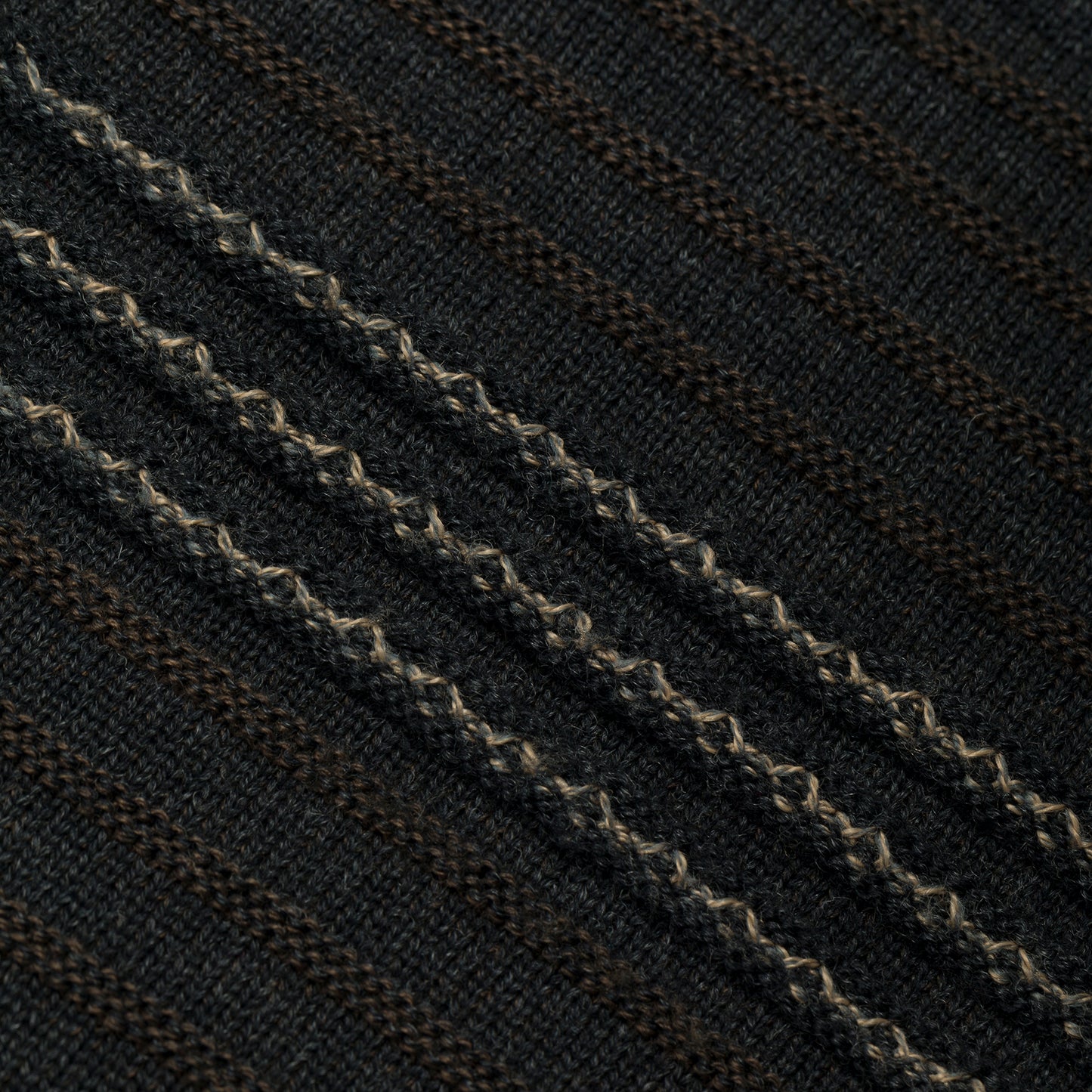Slip Stitch Schurwolle Blend Vest