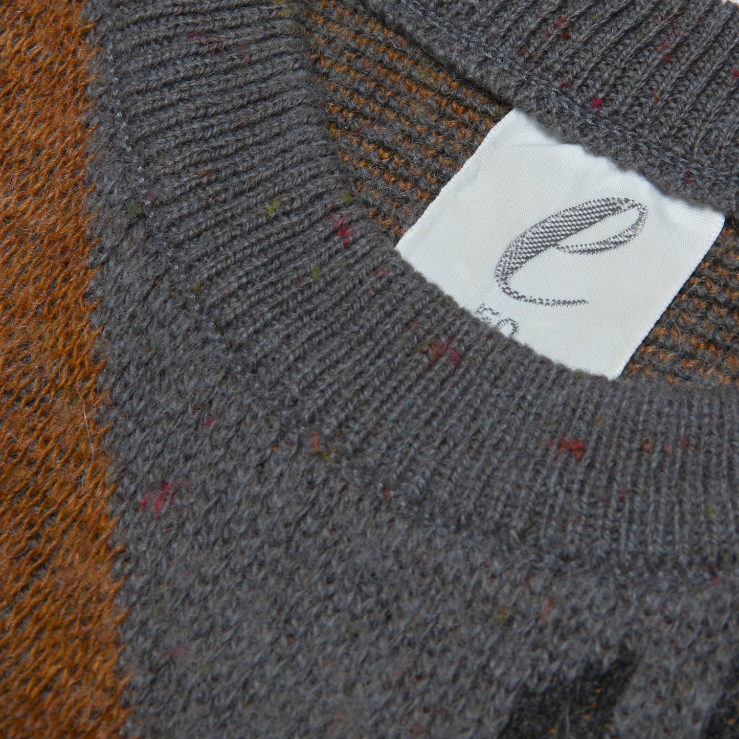 80s, Jacquard, Tweed Yarn