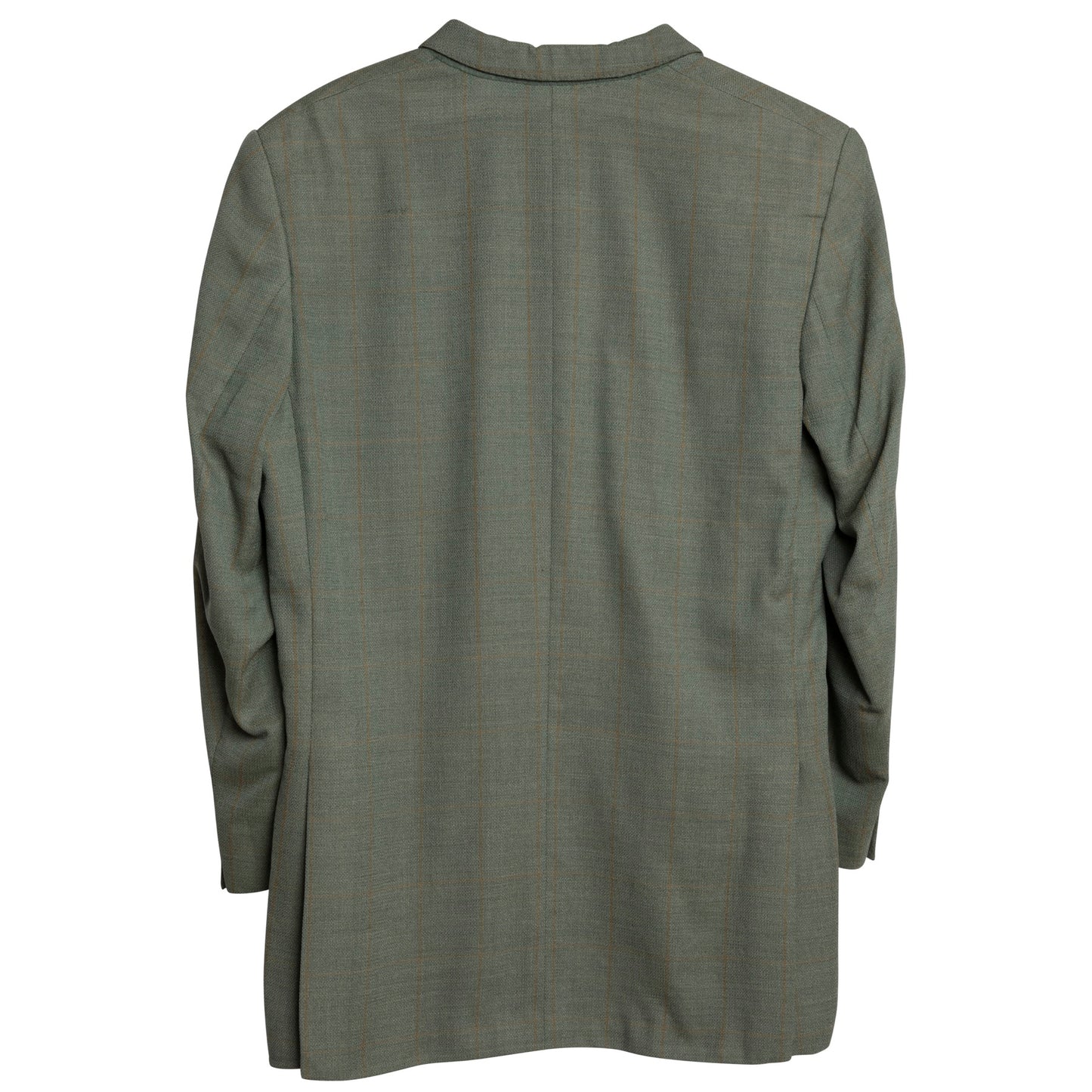 Lanificio Privernum Crêpe Weave Schurwolle Windowpane Cutaway Jacket