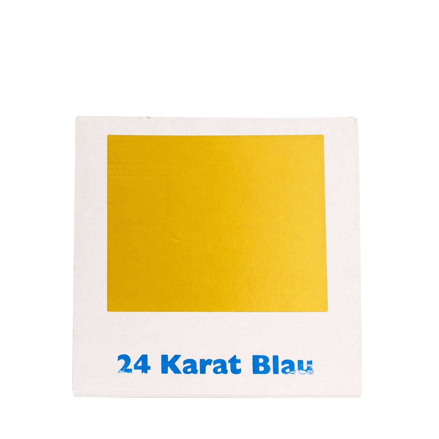 24 Karat Blau Pendant Lamp, Gold Leaf Acrylic Panel