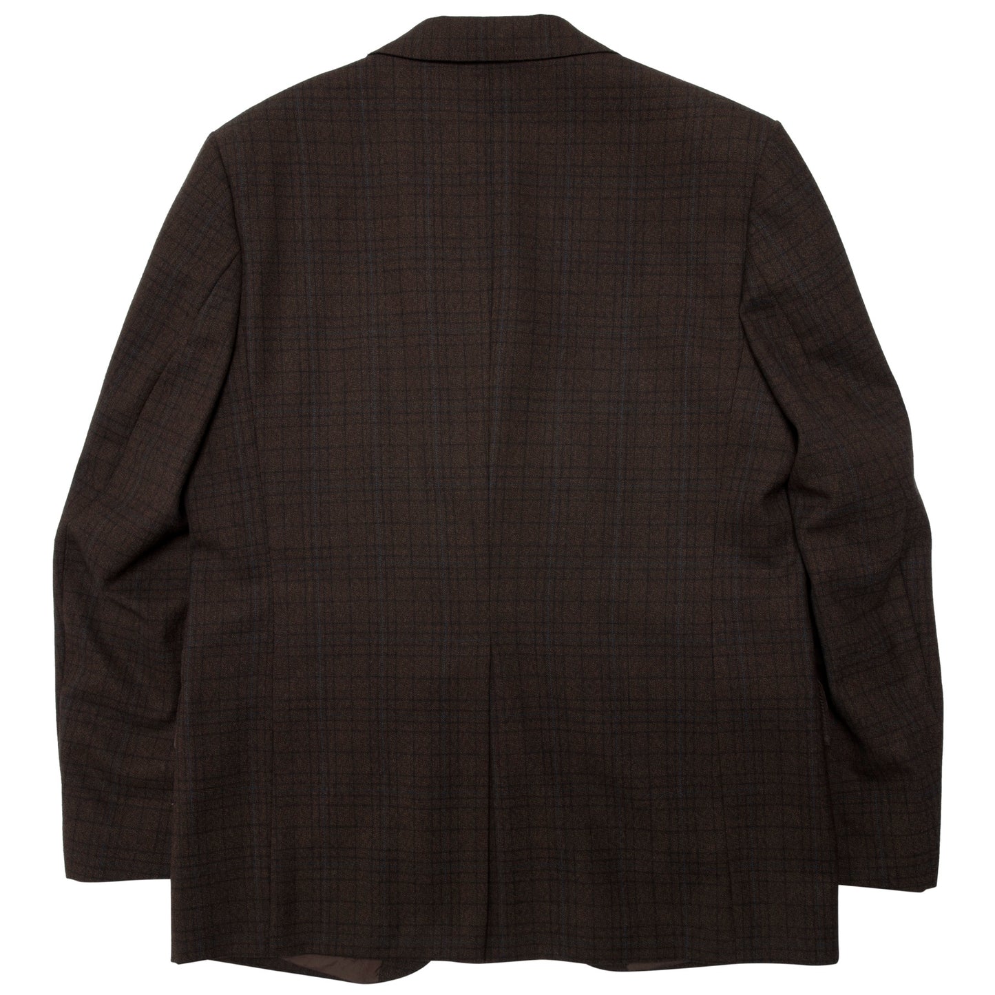70s Barker Twill Schurwolle Windowpane Check Blazer