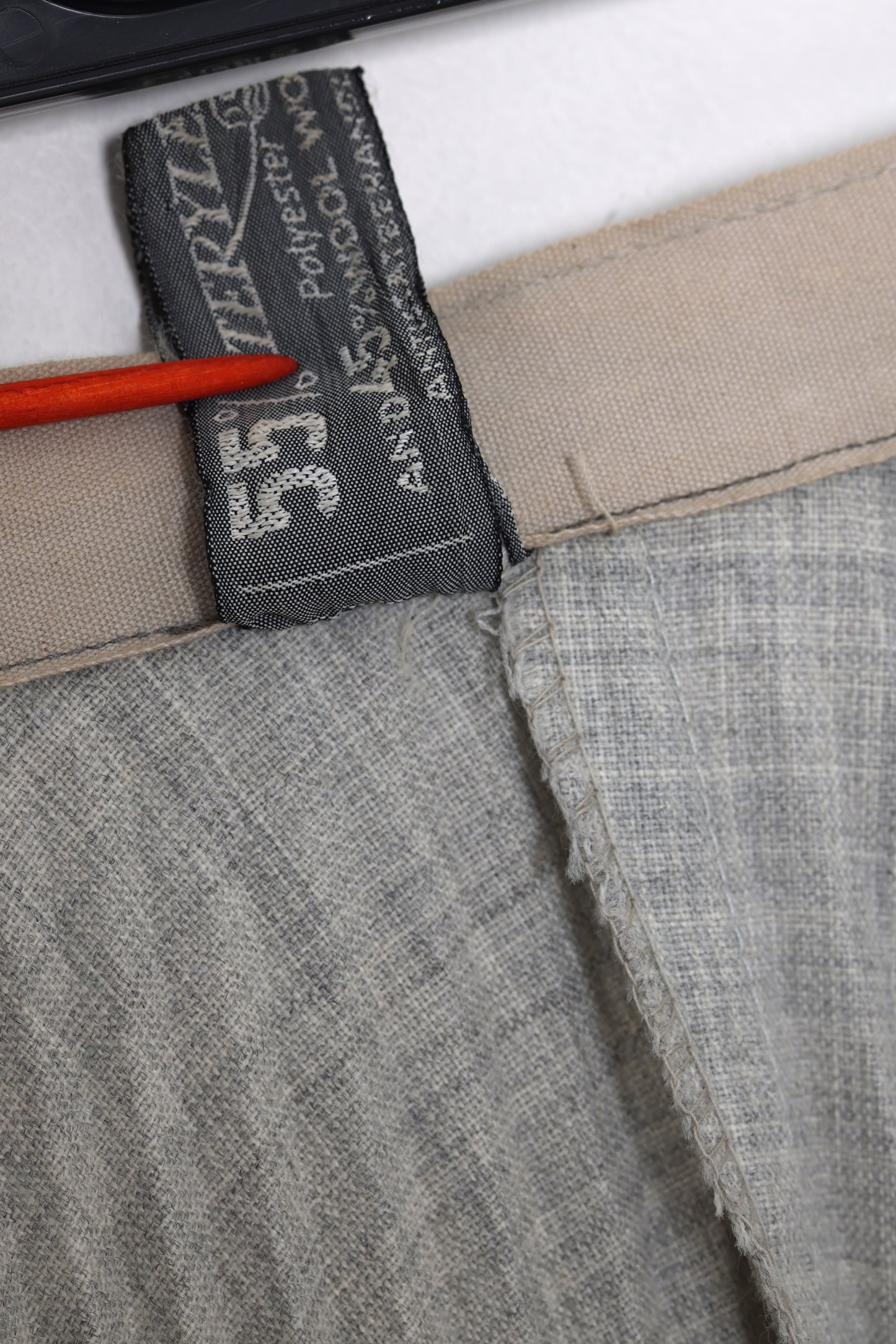 Late 1960s–early 1970s, Terylene-blend skirt, heat-set pleating