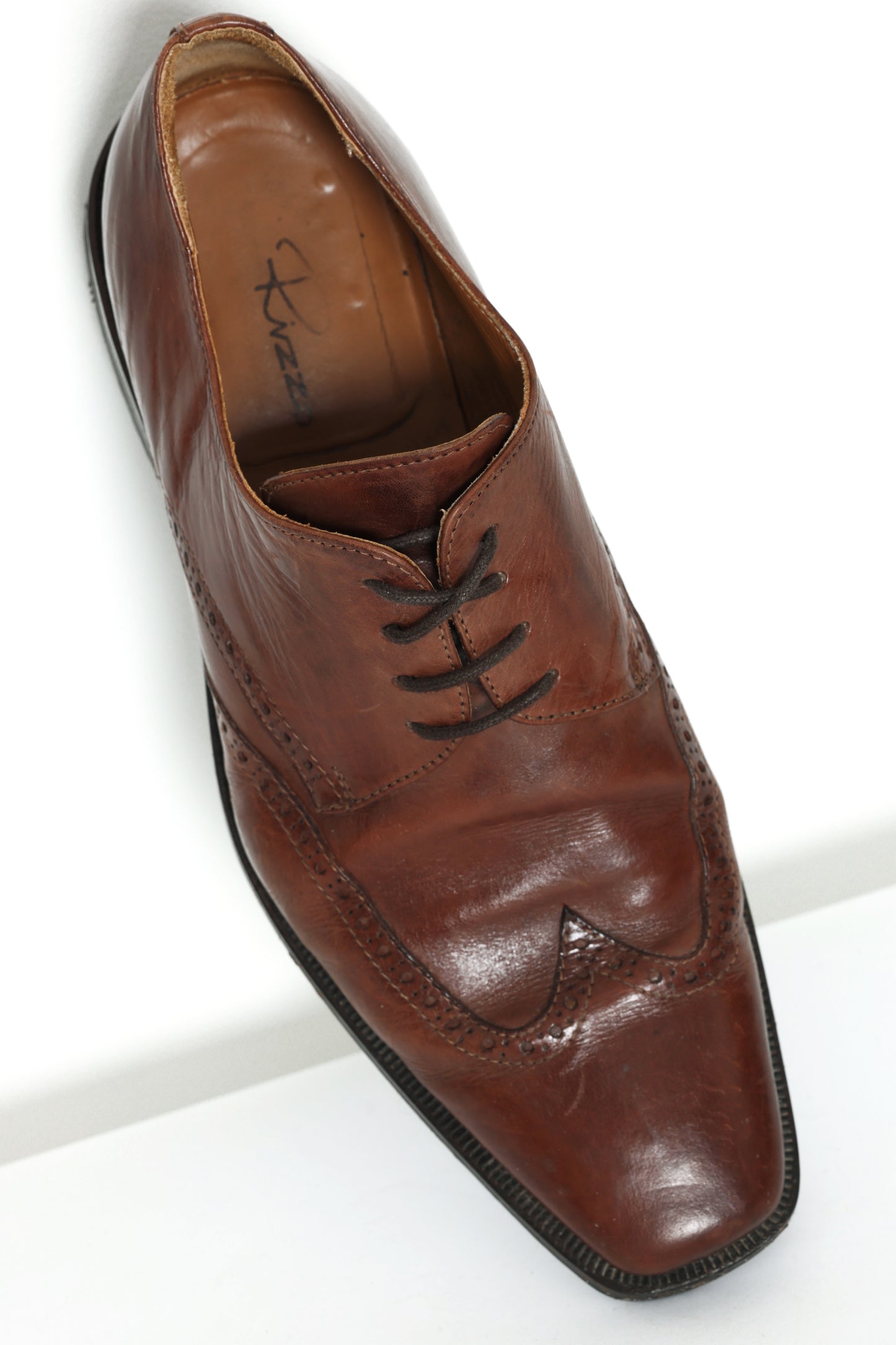 Post-1990s, Swedish Calfskin Wingtip Oxford-Brogue with Goodyear Welt