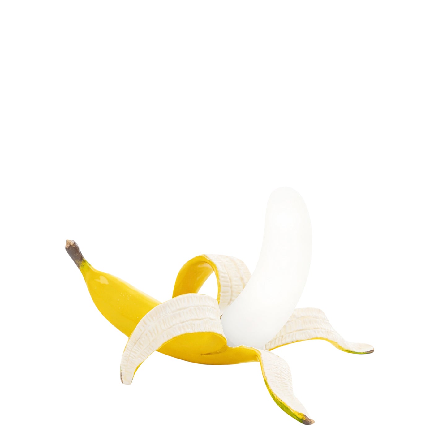 Peeled Banana Luminaire, Cast Resin Body with Internal LED Diffuser