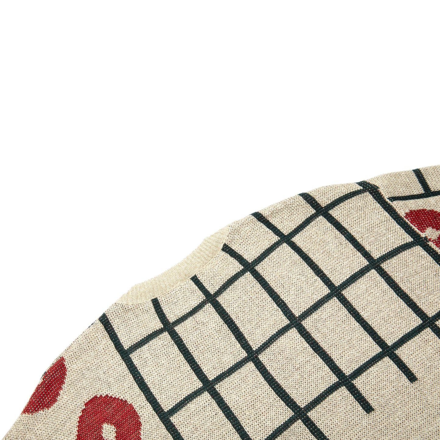 Vintage, 1980s, Jacquard, Drop Shoulder, Postmodern