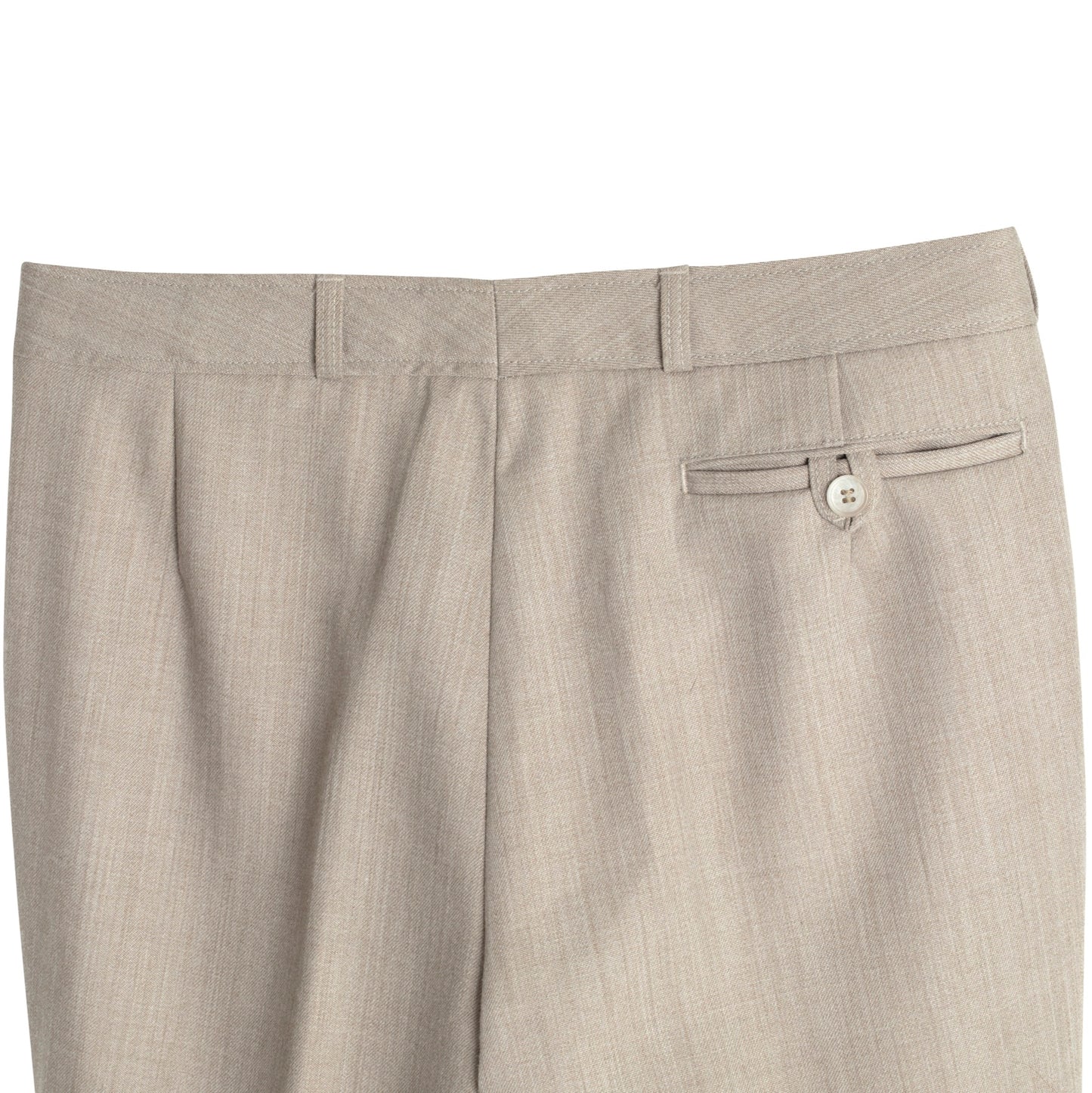70s, Linen Blend, Hook & Bar, Straight Leg