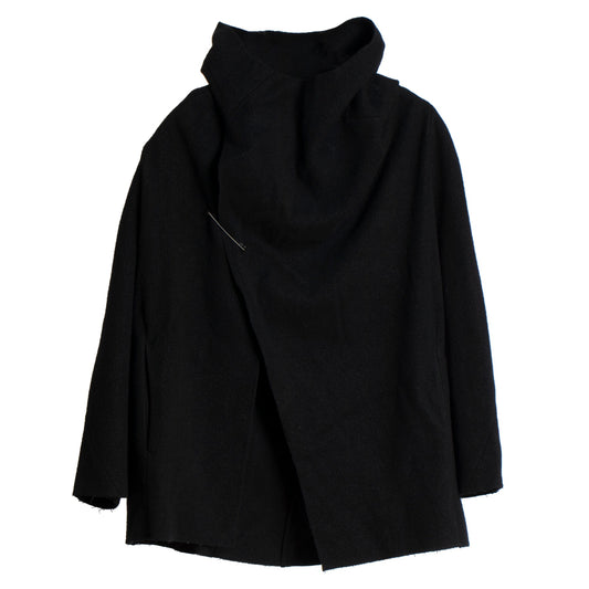 Cashmere Melton One Piece Poncho