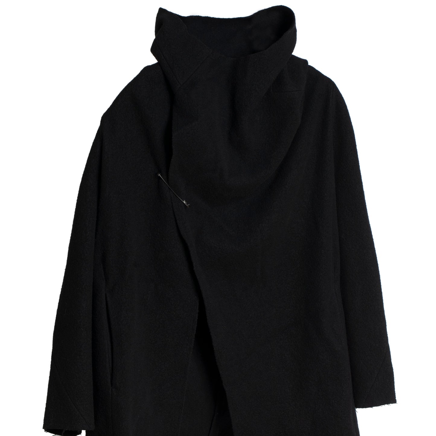 Cashmere Melton One Piece Poncho