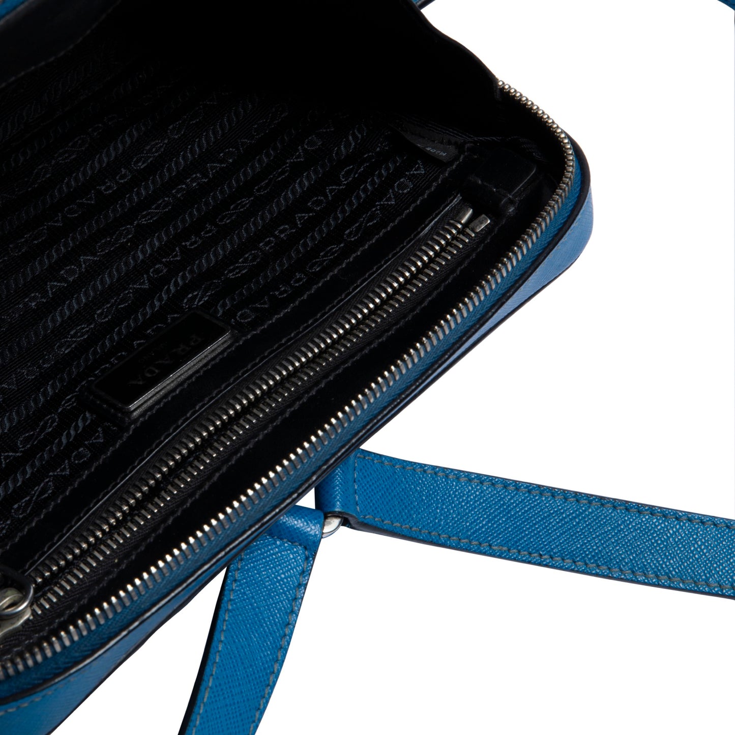 Waxed Saffiano Leather Shoulder Bag