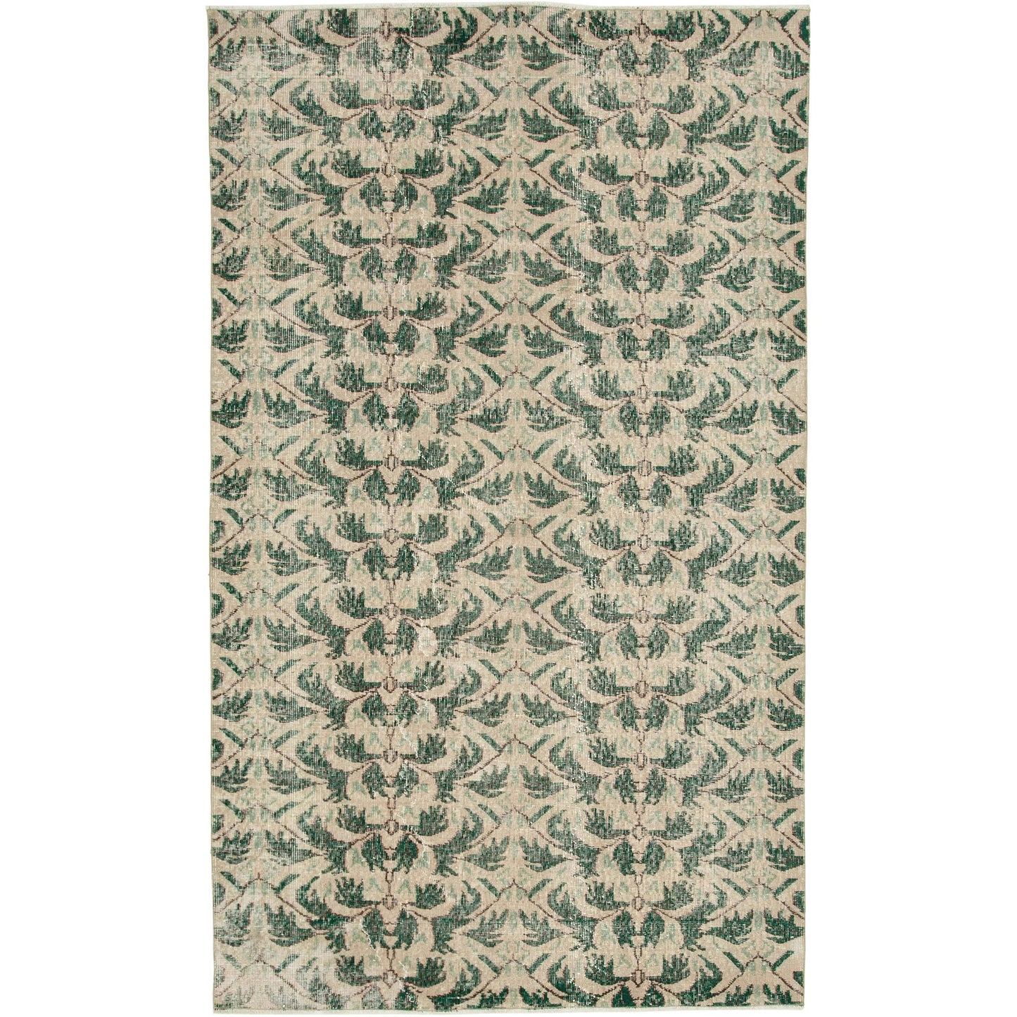 Allover Botanical Trellis, Ivory Ground, 153 x 262
