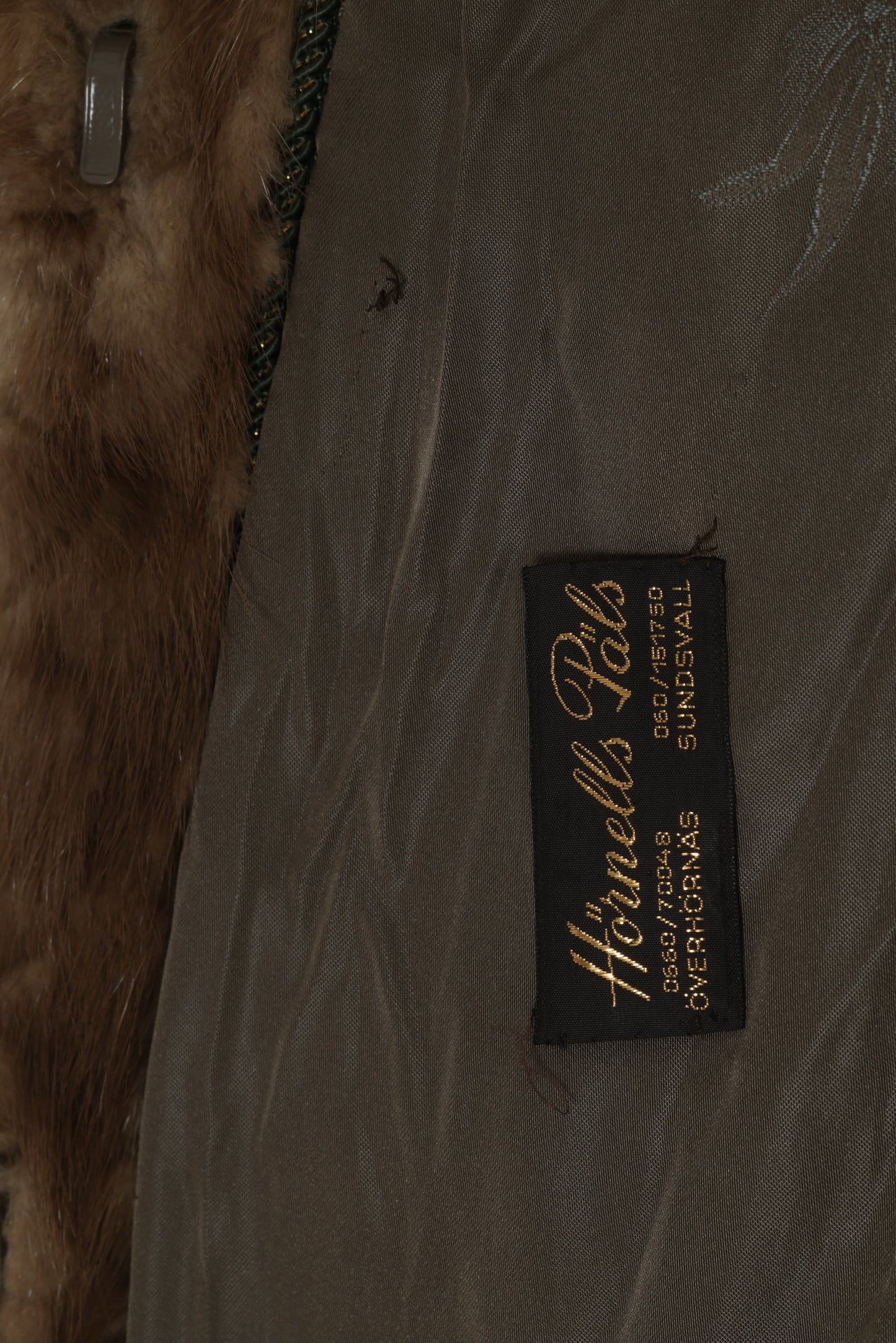 1950s–1960s Swedish Ranch Mink Overcoat, Hand-Set Fur Assembly