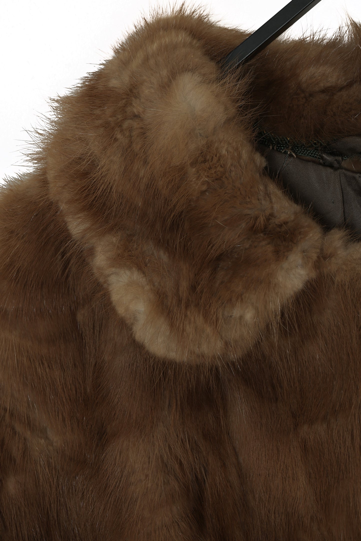 1950s–1960s Swedish Ranch Mink Overcoat, Hand-Set Fur Assembly