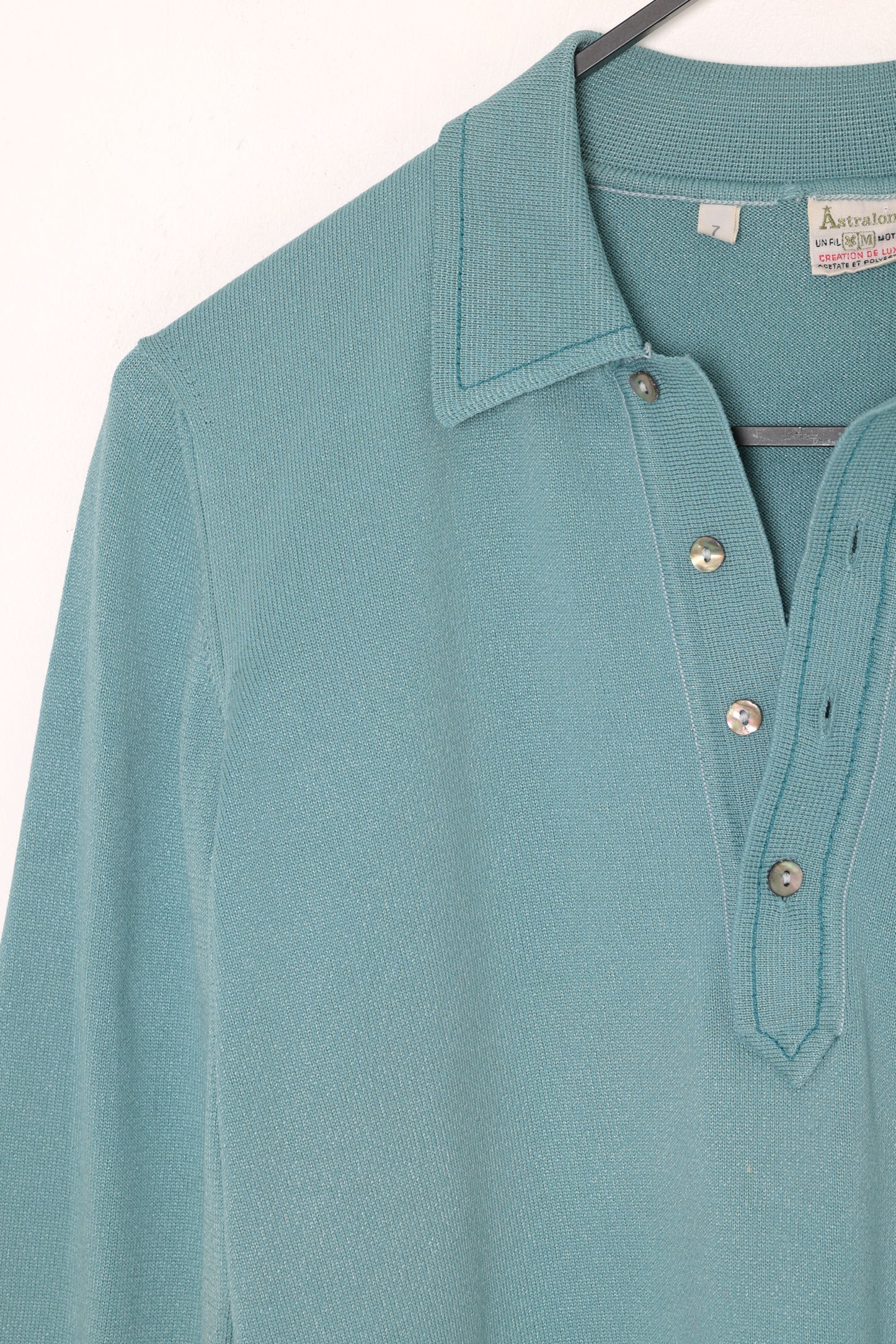 1968–1974, Astralon “Création de Luxe” Fine-Gauge Polo Knit