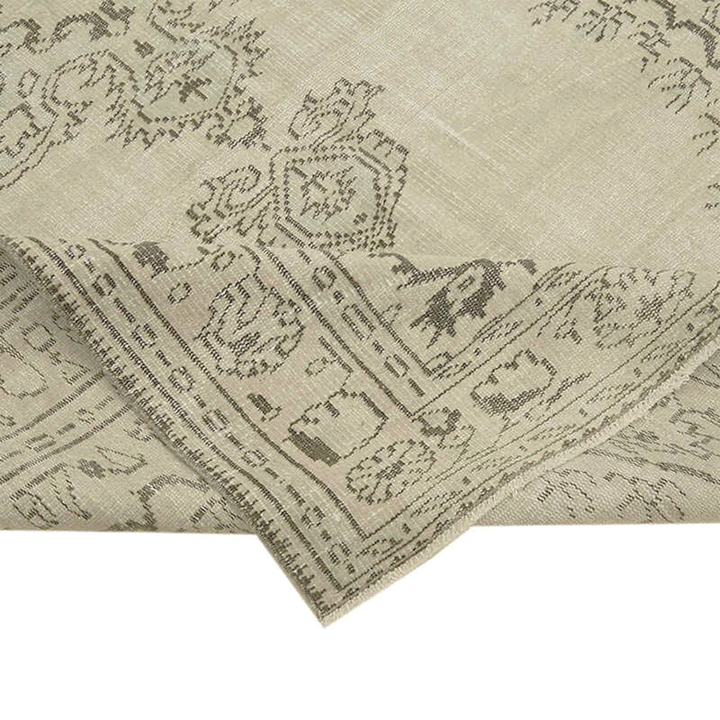 Linear Botanical Layout, Framing Border, Neutral Ground, Room-Scale