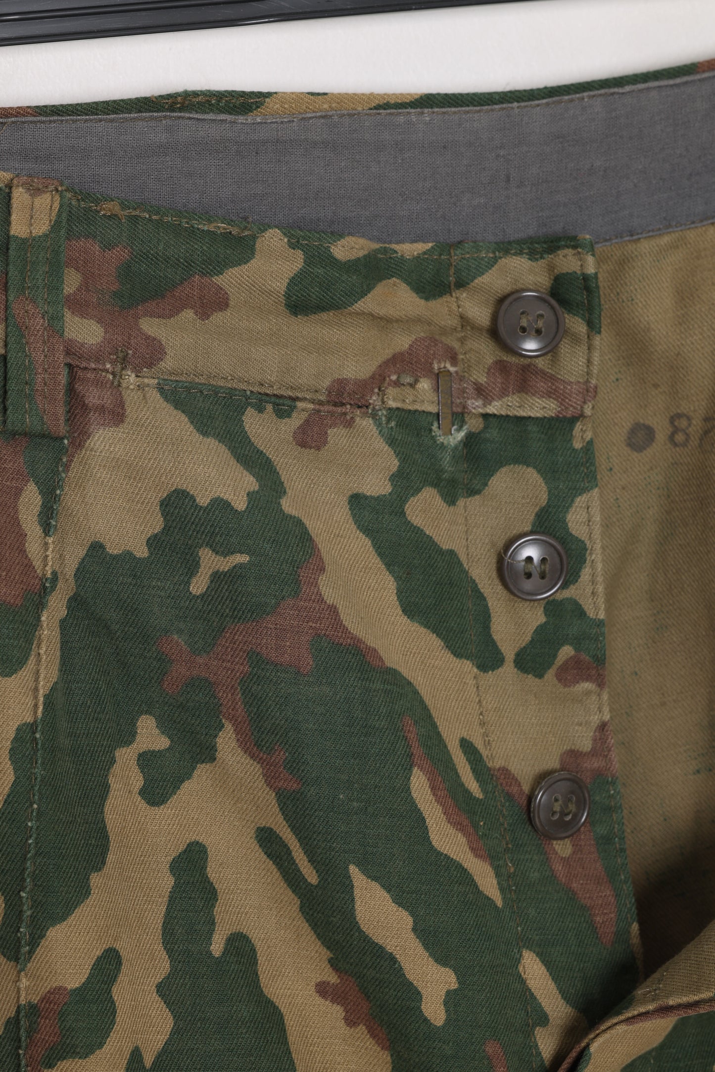 1970s–1980s, Twill Combat Trousers, Patch Cargos, Reinforced Knee Panels, Likely Eastern Bloc