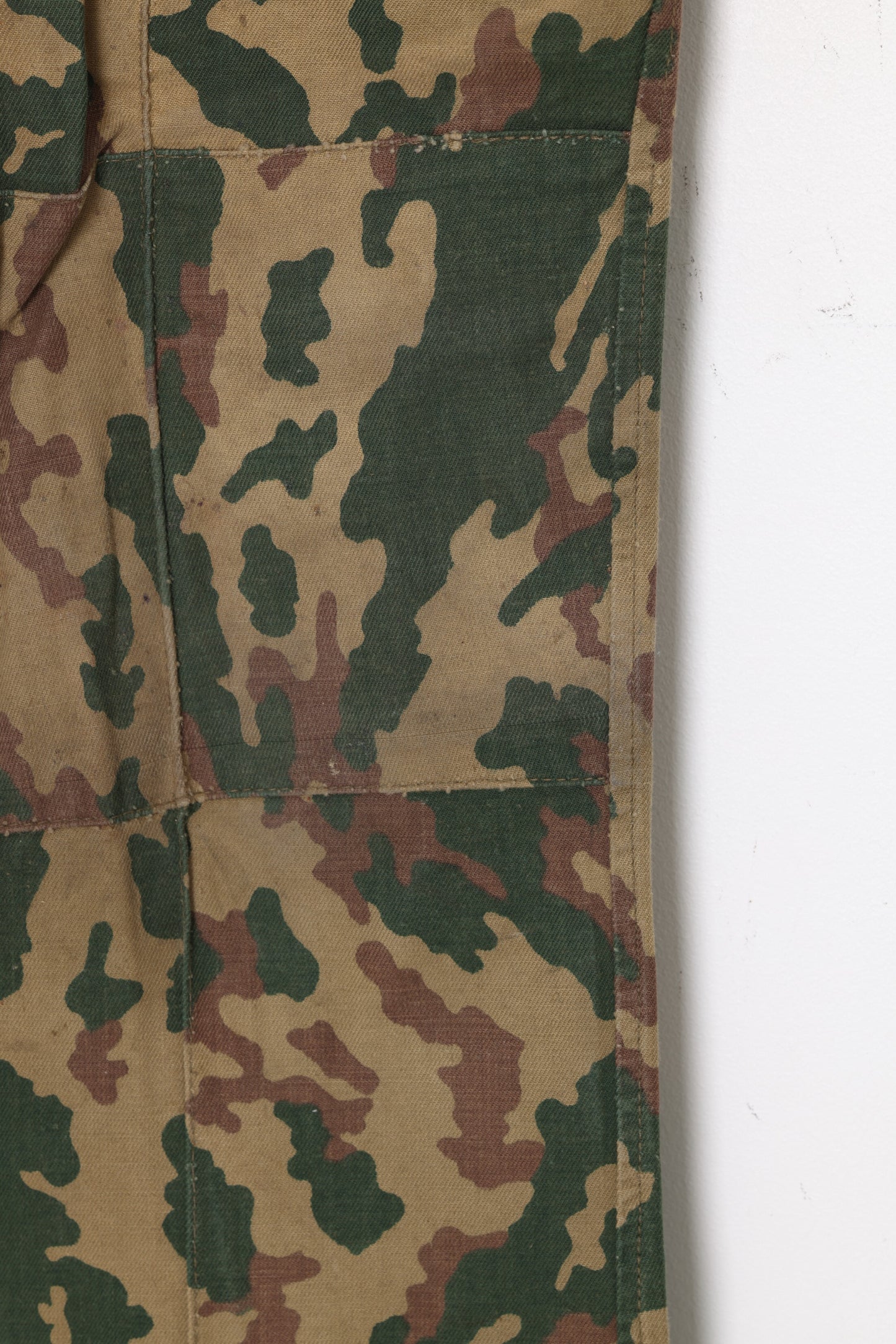 1970s–1980s, Twill Combat Trousers, Patch Cargos, Reinforced Knee Panels, Likely Eastern Bloc