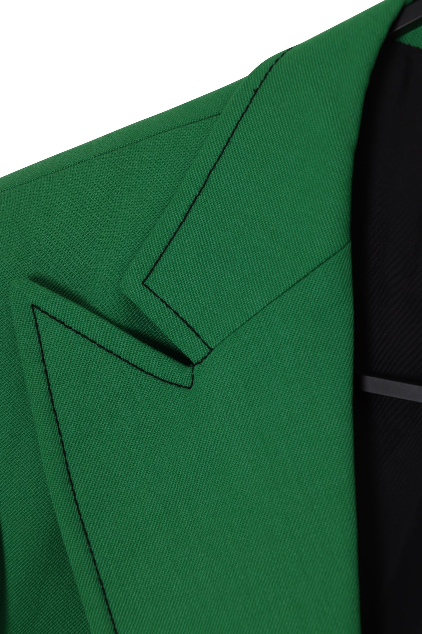 1970s Blazer, Exaggerated Gorge, Contrast Stitch Articulation, German Market