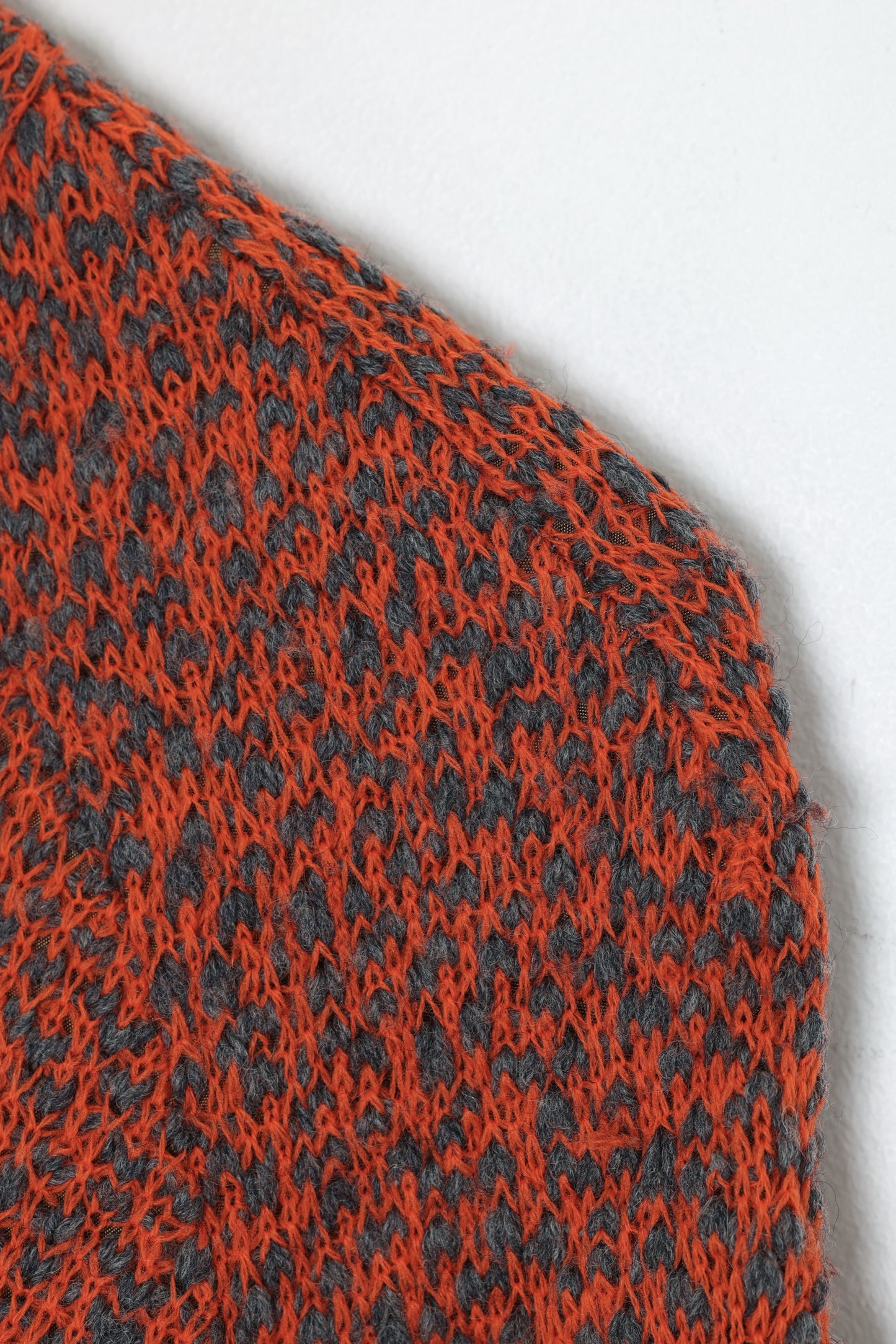 1970s, Hand-Framed Open-Gauge Leisure Knit Dress, Bavarian Domestic Origin