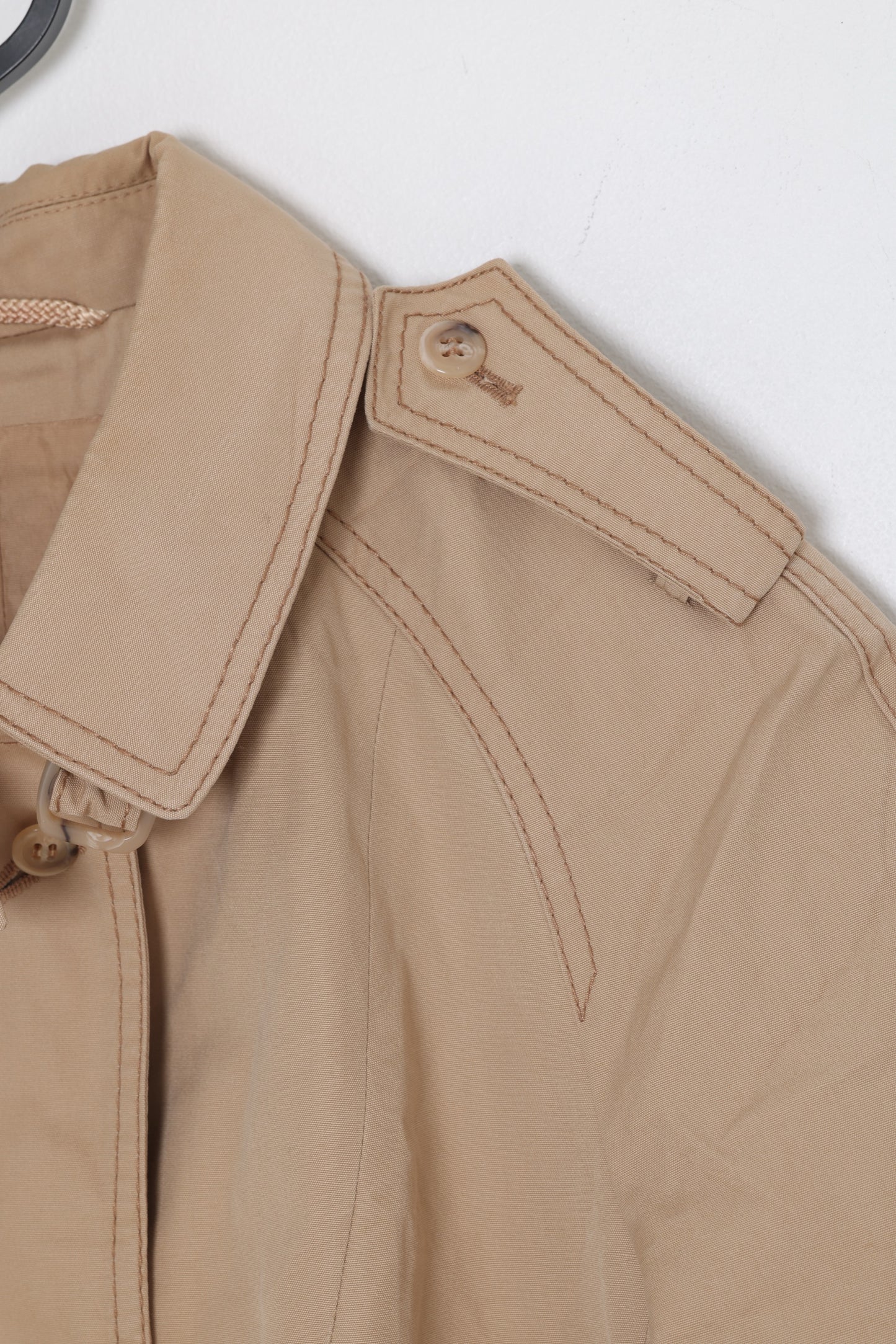 1970s, Mid-Century Officer-Coat, Diolen-Derived Dense Plain-Weave Filament Cloth