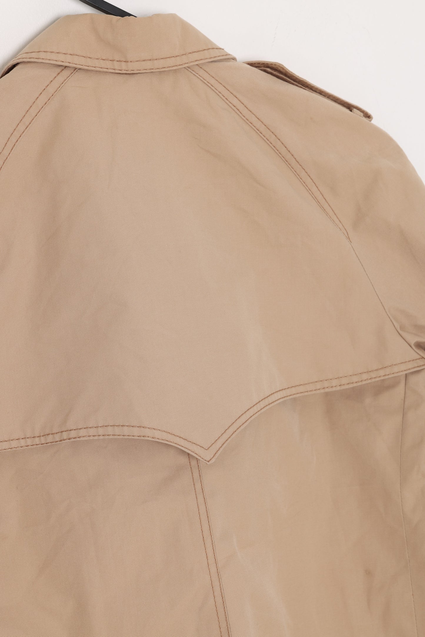 1970s, Mid-Century Officer-Coat, Diolen-Derived Dense Plain-Weave Filament Cloth