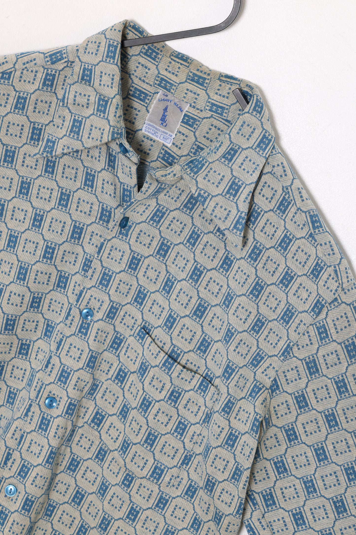 1972–1978, Double-Faced Knit, Tile Motif, Swedish Leisurewear