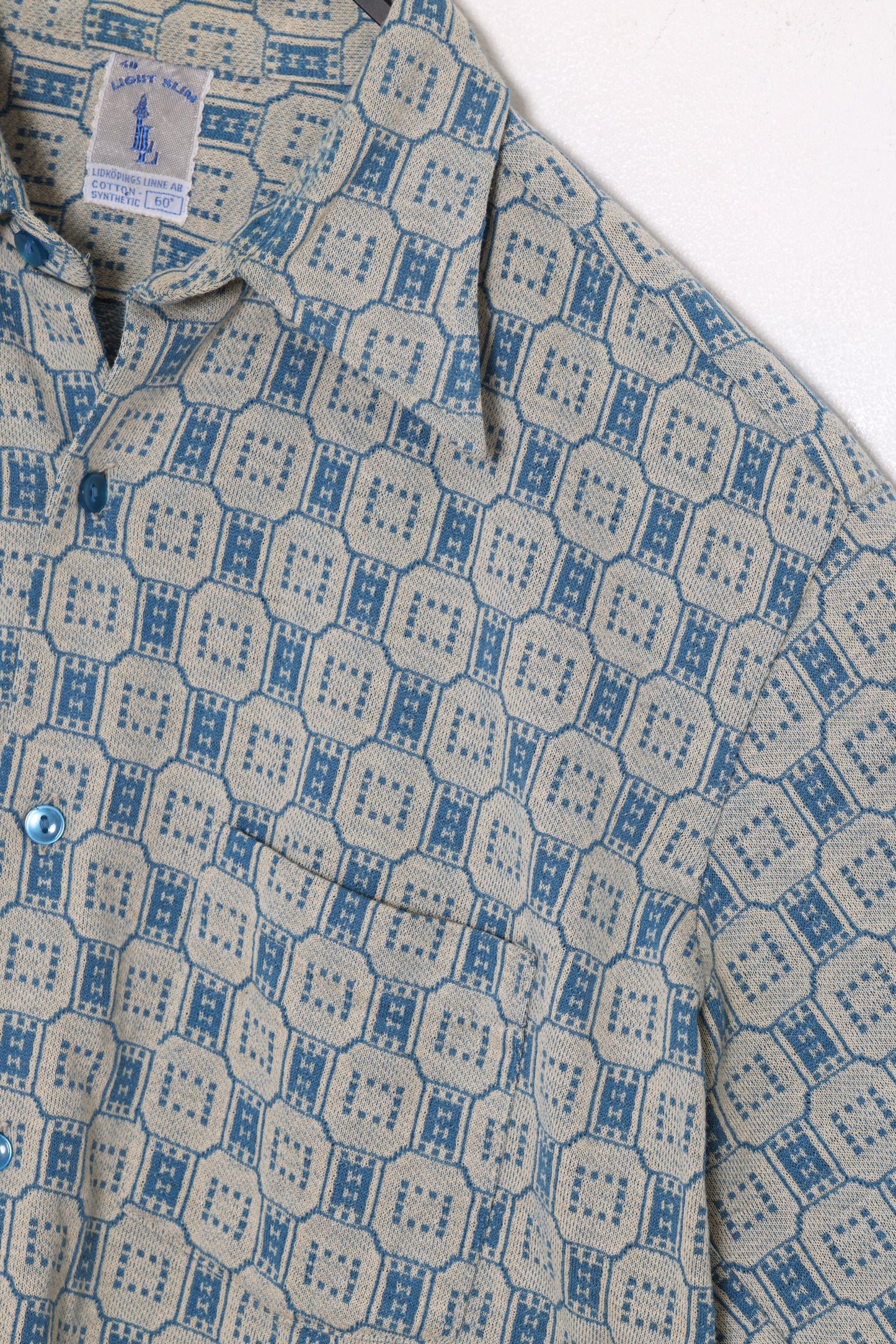 1972–1978, Double-Faced Knit, Tile Motif, Swedish Leisurewear