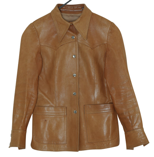 1972–1978, Leather Overshirt, Long-Point Collar, Waist Suppression