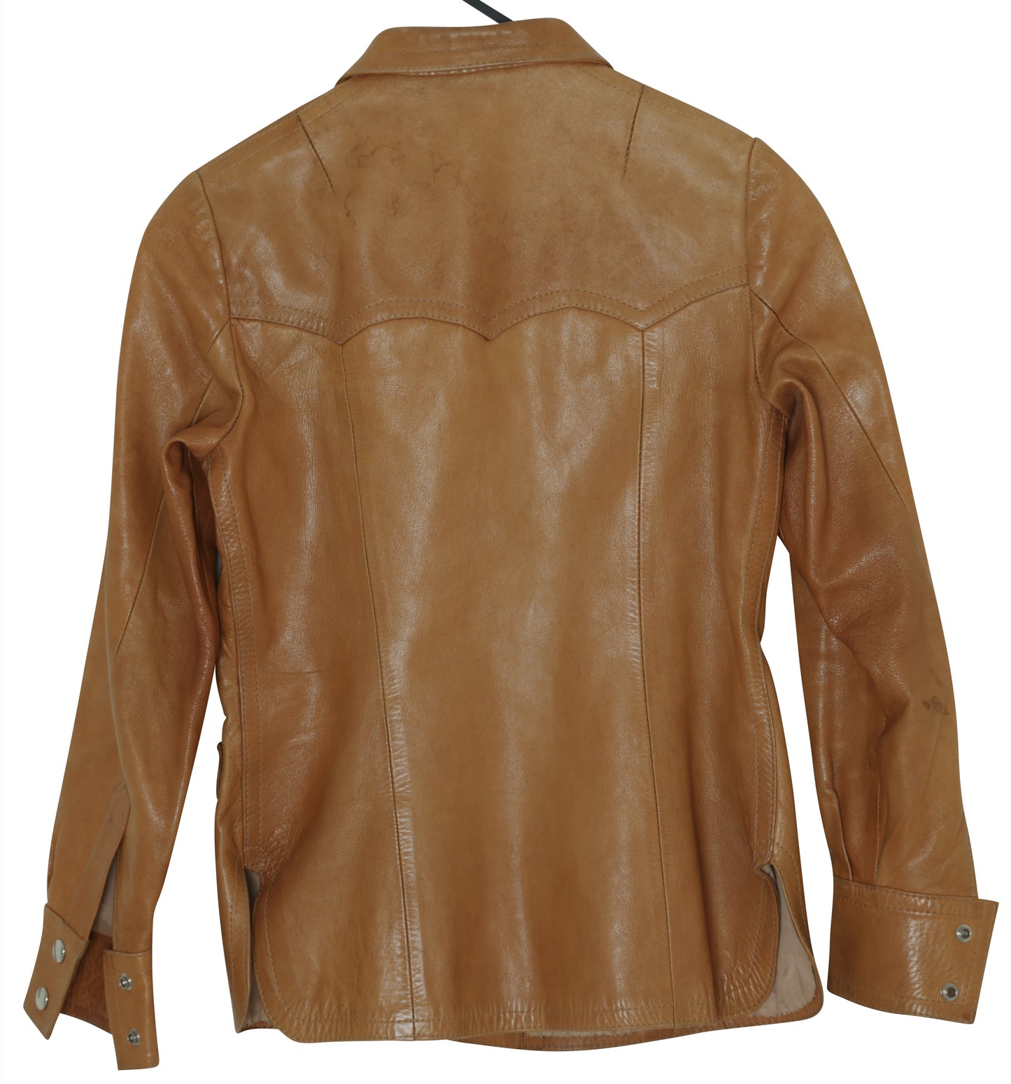 1972–1978, Leather Overshirt, Long-Point Collar, Waist Suppression