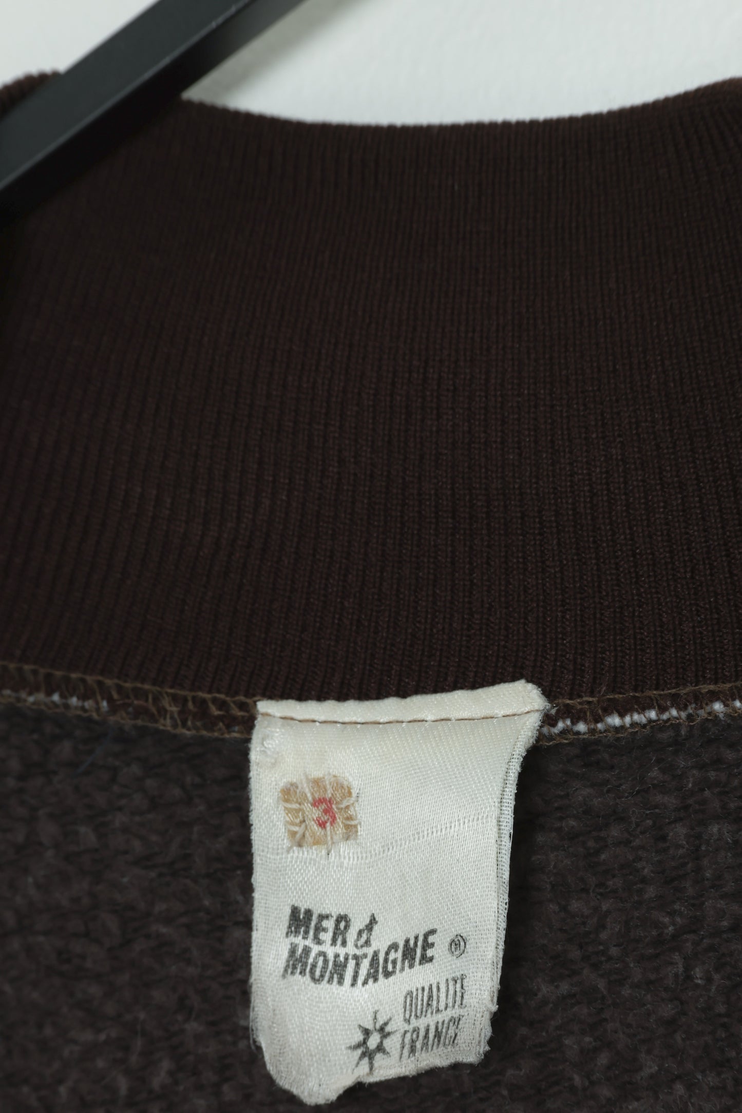 1975–1985, French Athleisure Double-Knit Warmup Jacket with Varsity Bands