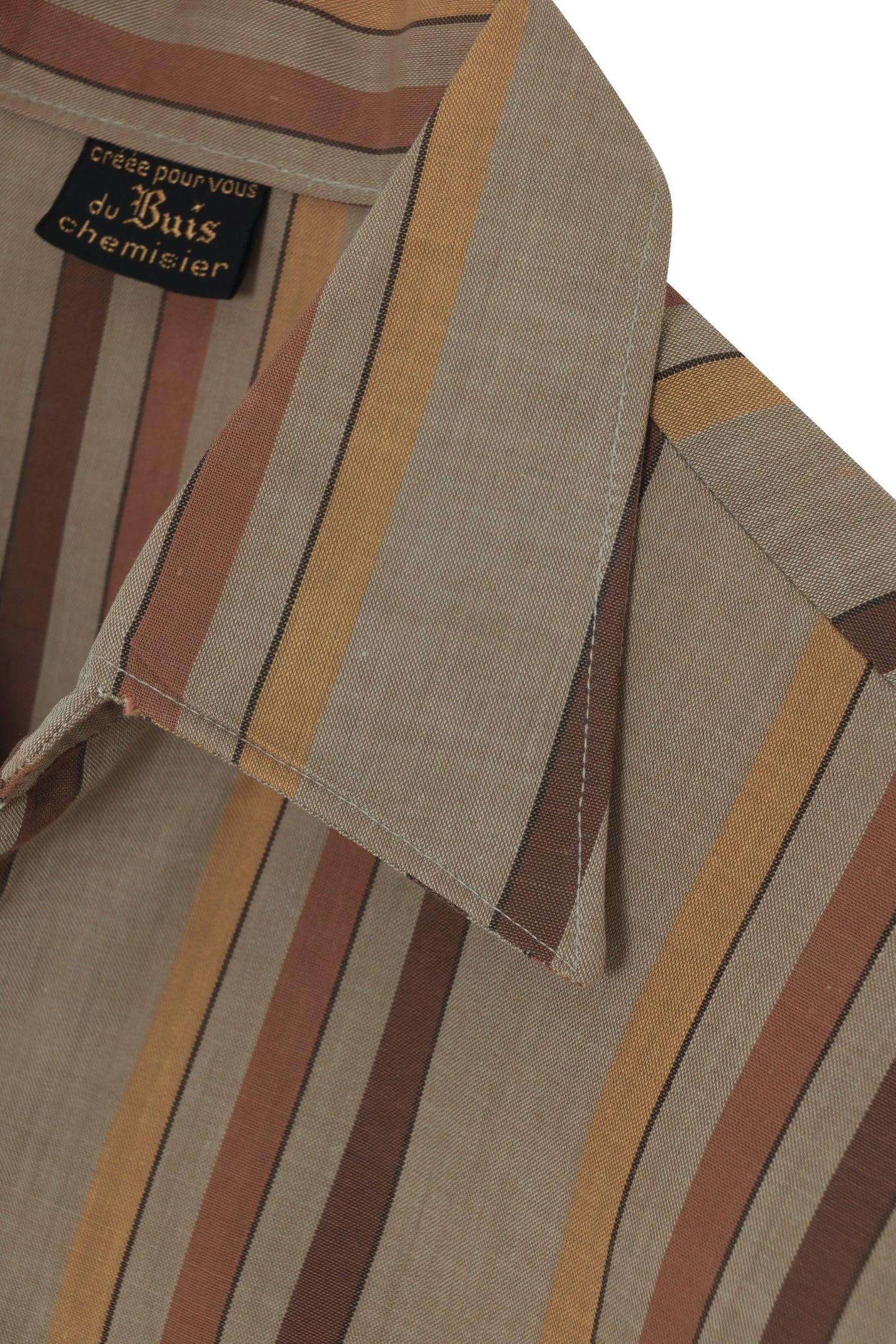 1973–1978, Sleeveless Chemisier in Striped Plain-Weave Shirting