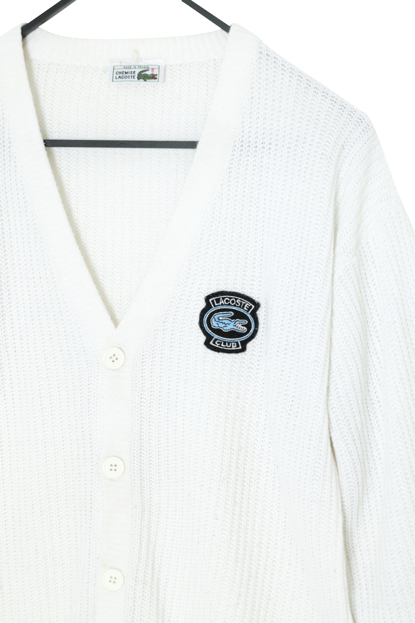 1978–1985, French Athleisure Cardigan with Club Insignia