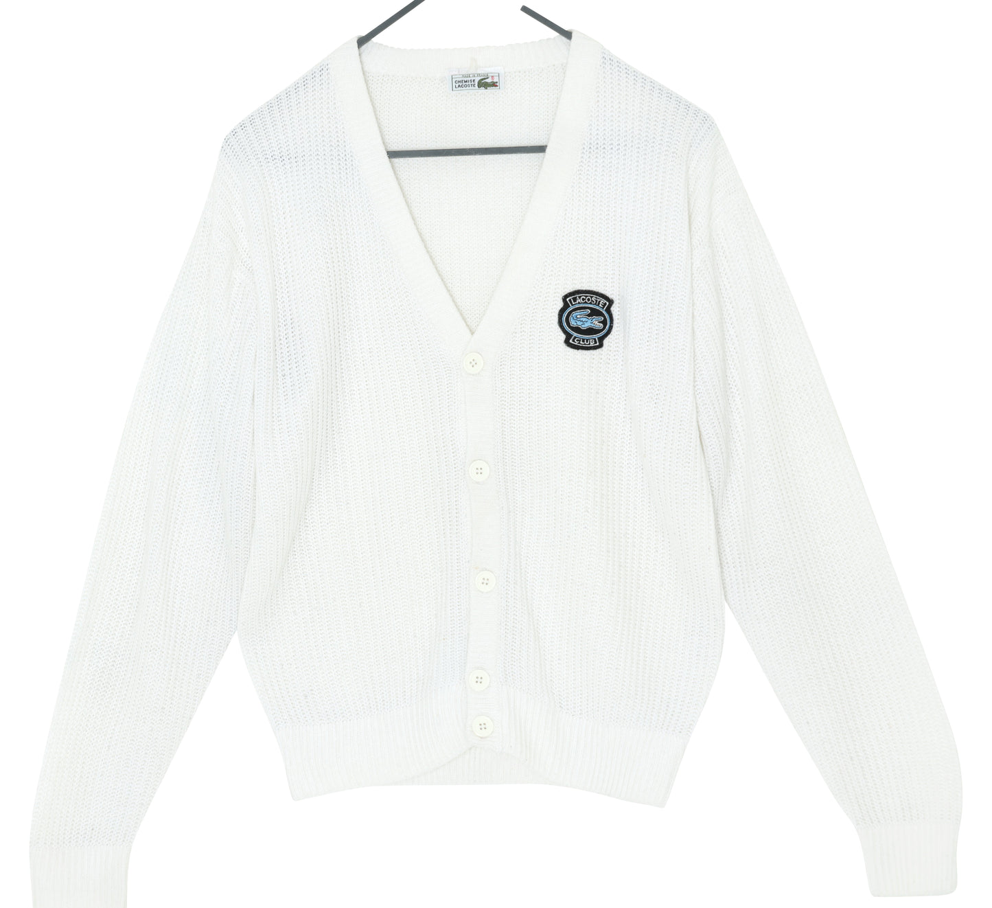 1978–1985, French Athleisure Cardigan with Club Insignia