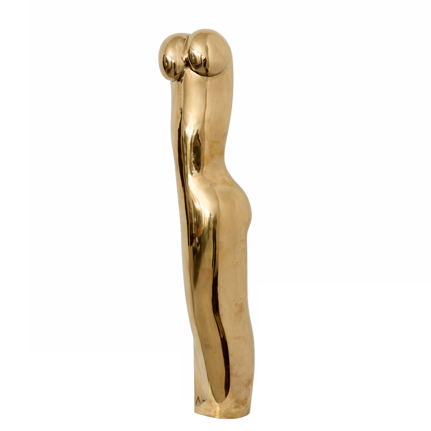 Female Torso, Polished Bronze