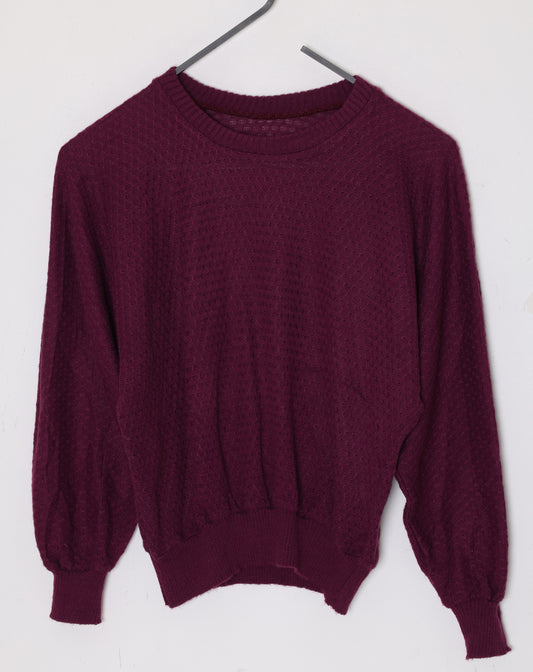 1980s–1990s , Finnish Knit Sweater, Fine-Gauge, Pointelle Construction