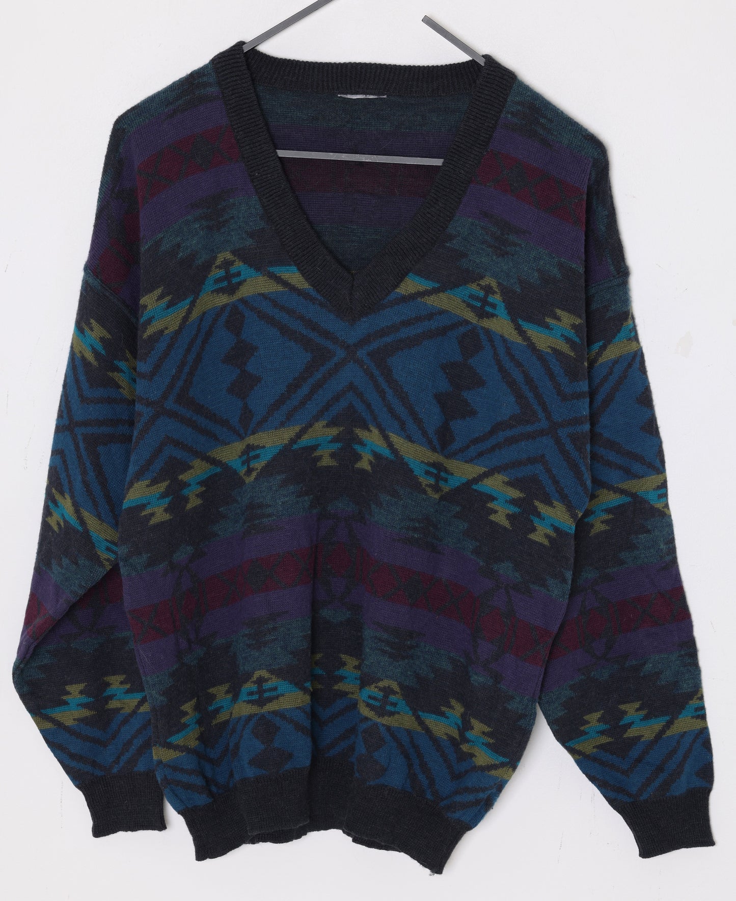1980s–1990s, Made in Italy, wool-blend jacquard