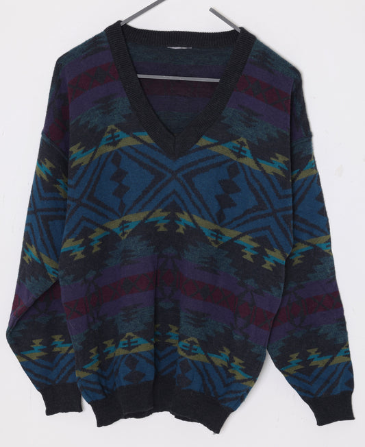 1980s–1990s, Made in Italy, wool-blend jacquard