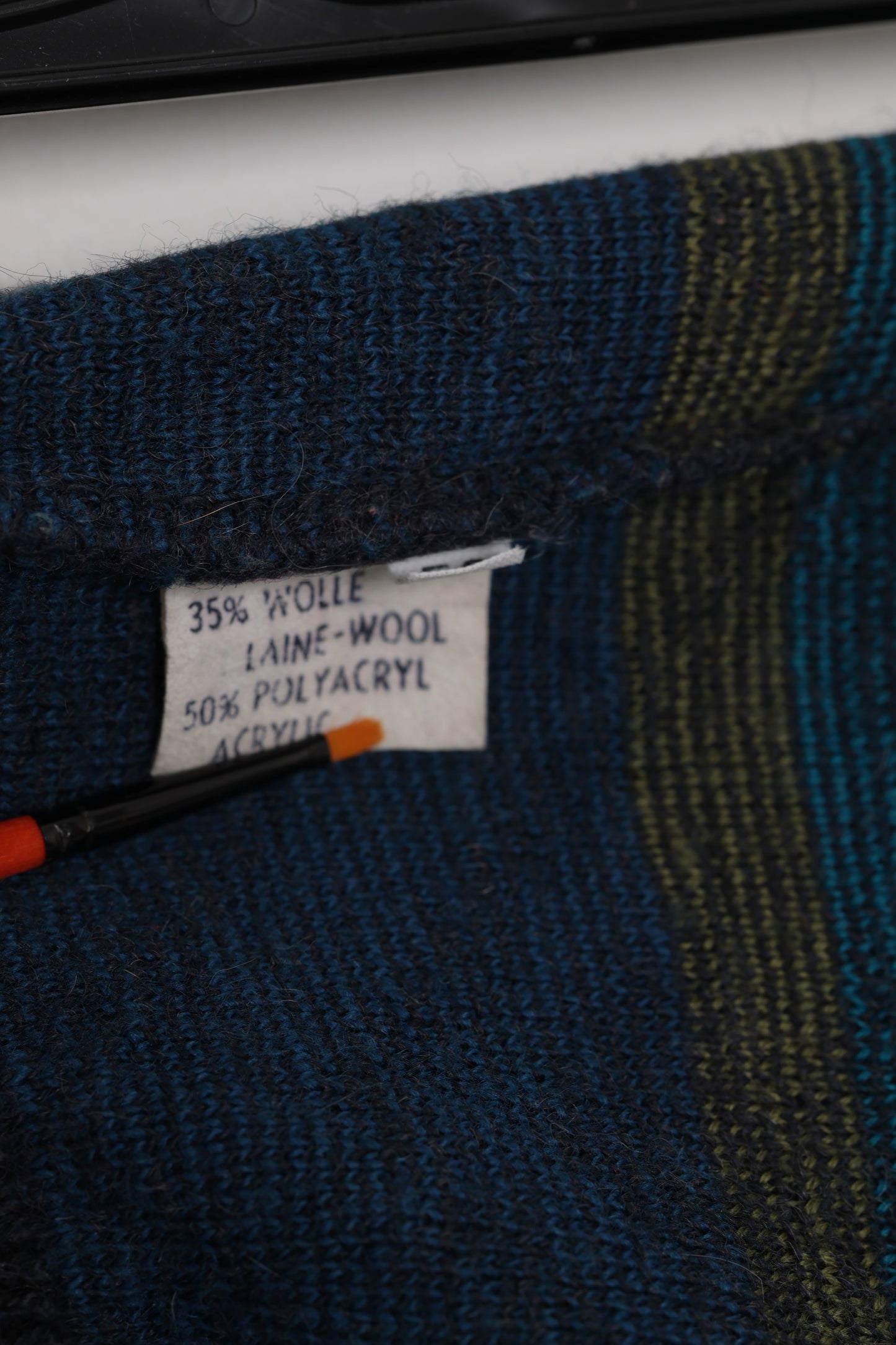 1980s–1990s, Made in Italy, wool-blend jacquard