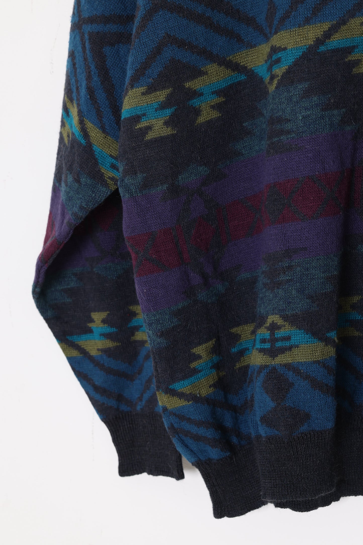 1980s–1990s, Made in Italy, wool-blend jacquard