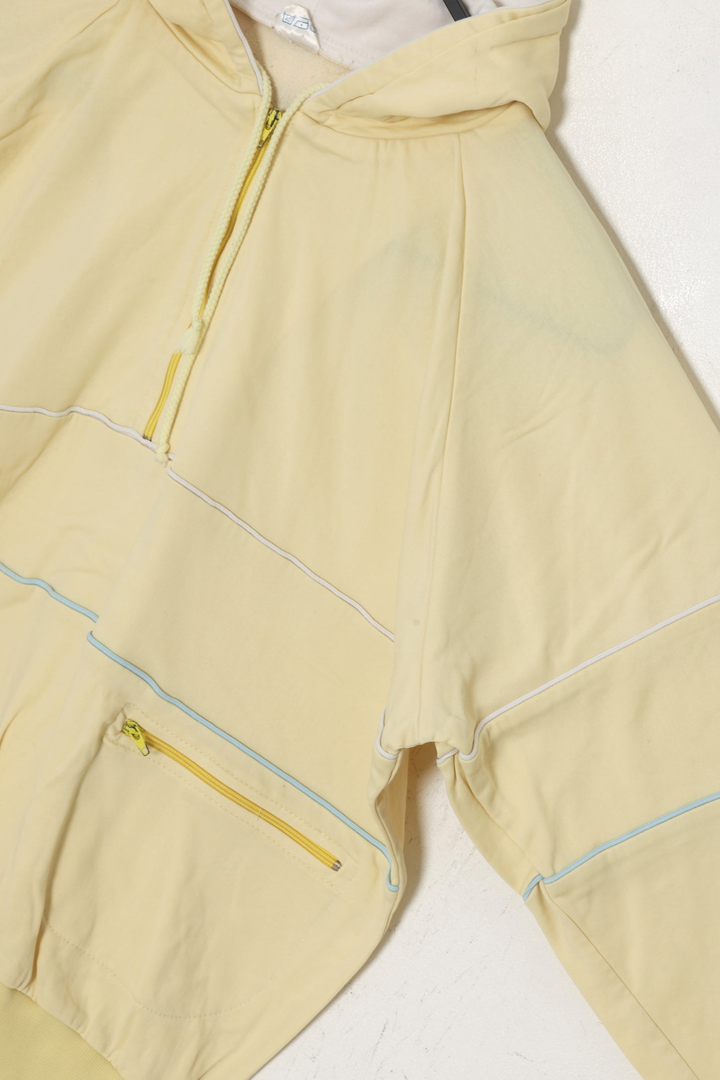 1980s, Spanish Leisure Anorak, Tricot Knit Composite, Piped Panel Mapping