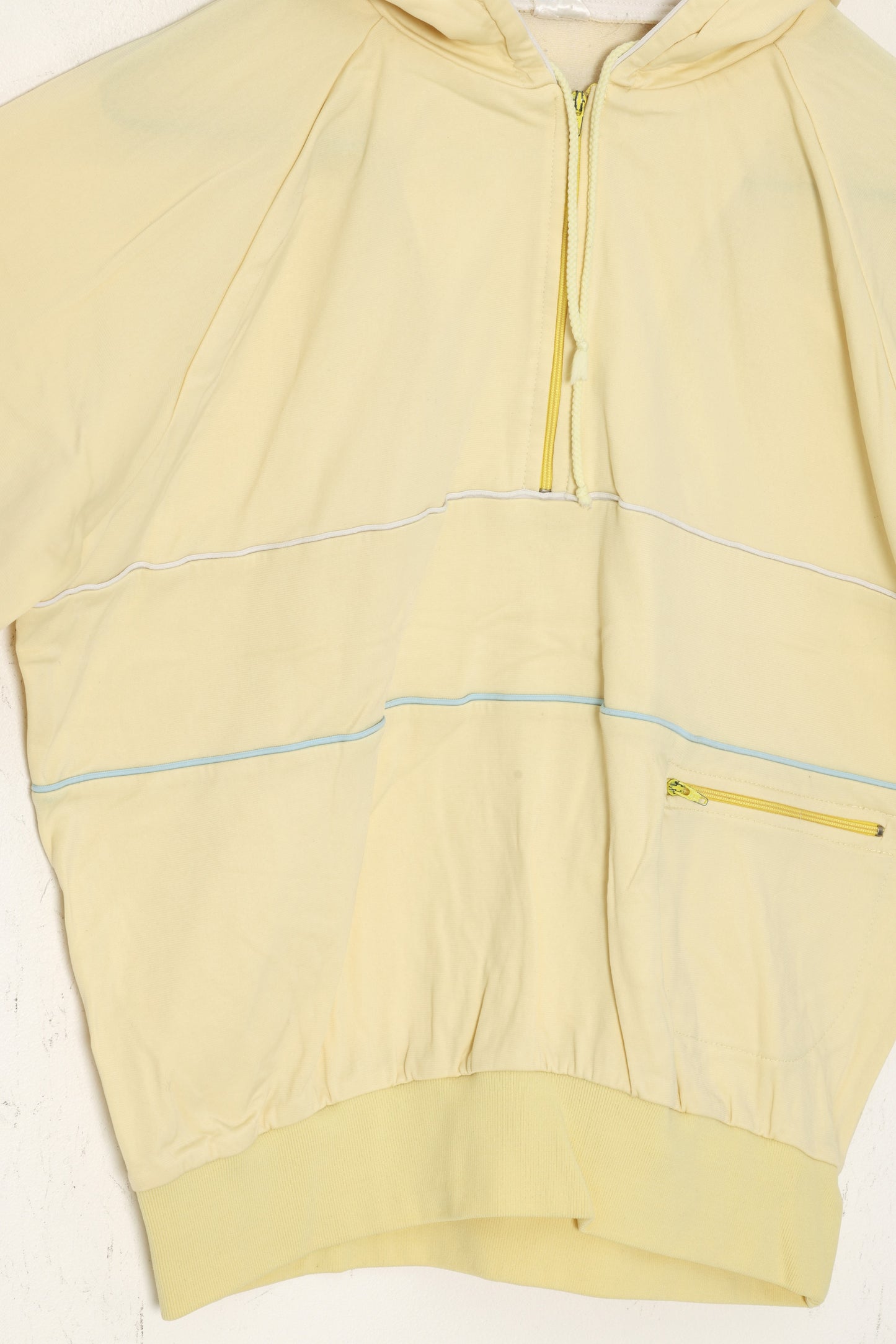 1980s, Spanish Leisure Anorak, Tricot Knit Composite, Piped Panel Mapping