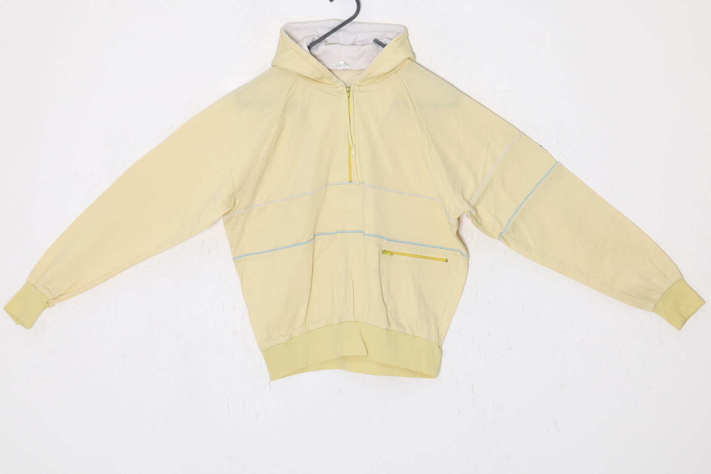 1980s, Spanish Leisure Anorak, Tricot Knit Composite, Piped Panel Mapping